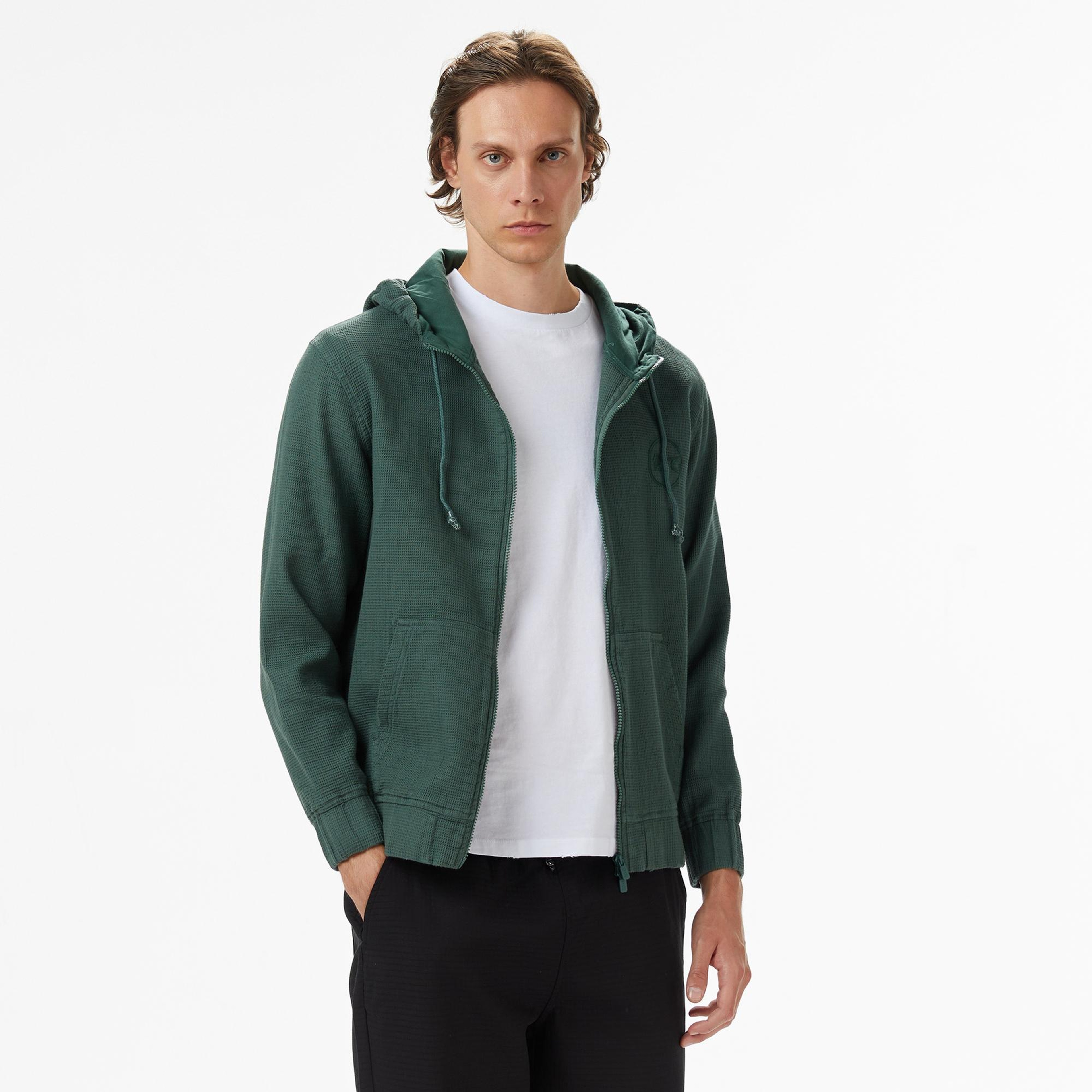 UNITED4 Erkek Yeşil Hoodie