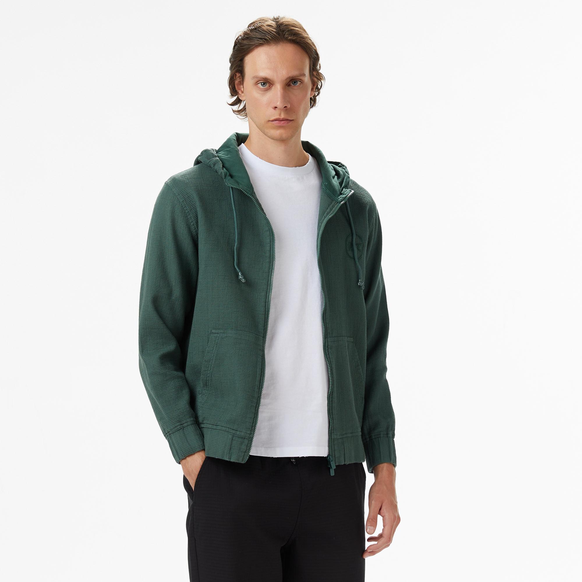 UNITED4 Erkek Yeşil Hoodie