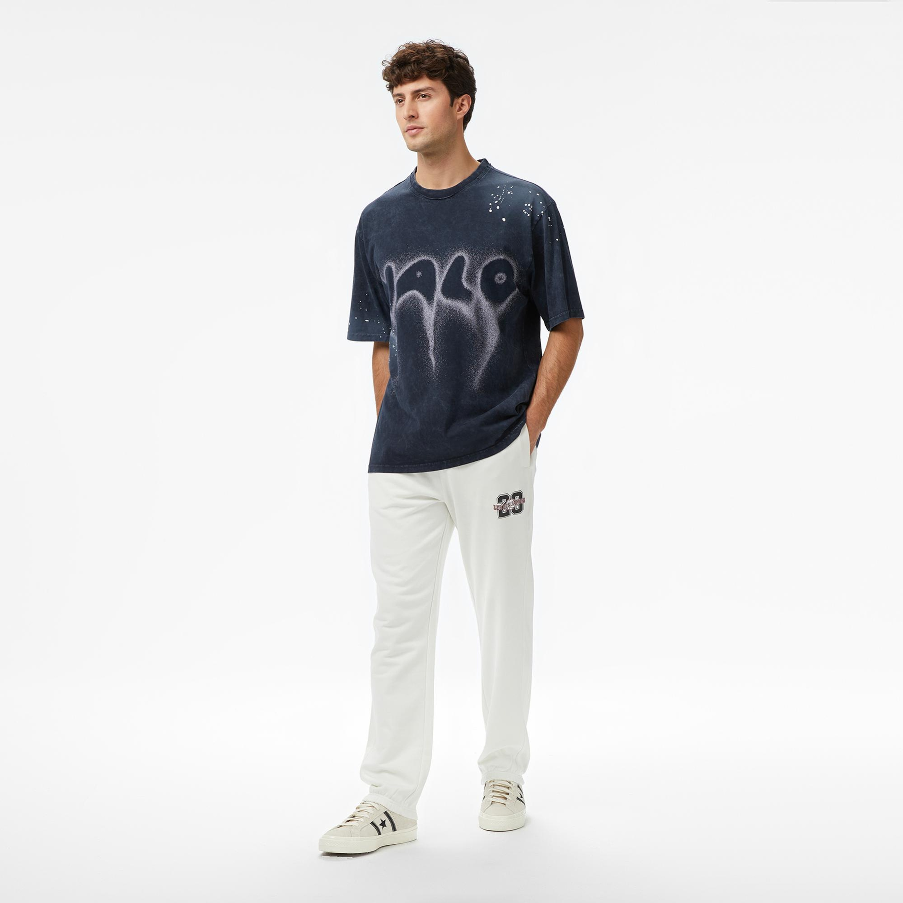 Les Benjamins Essentials 302 Erkek Mavi T-Shirt