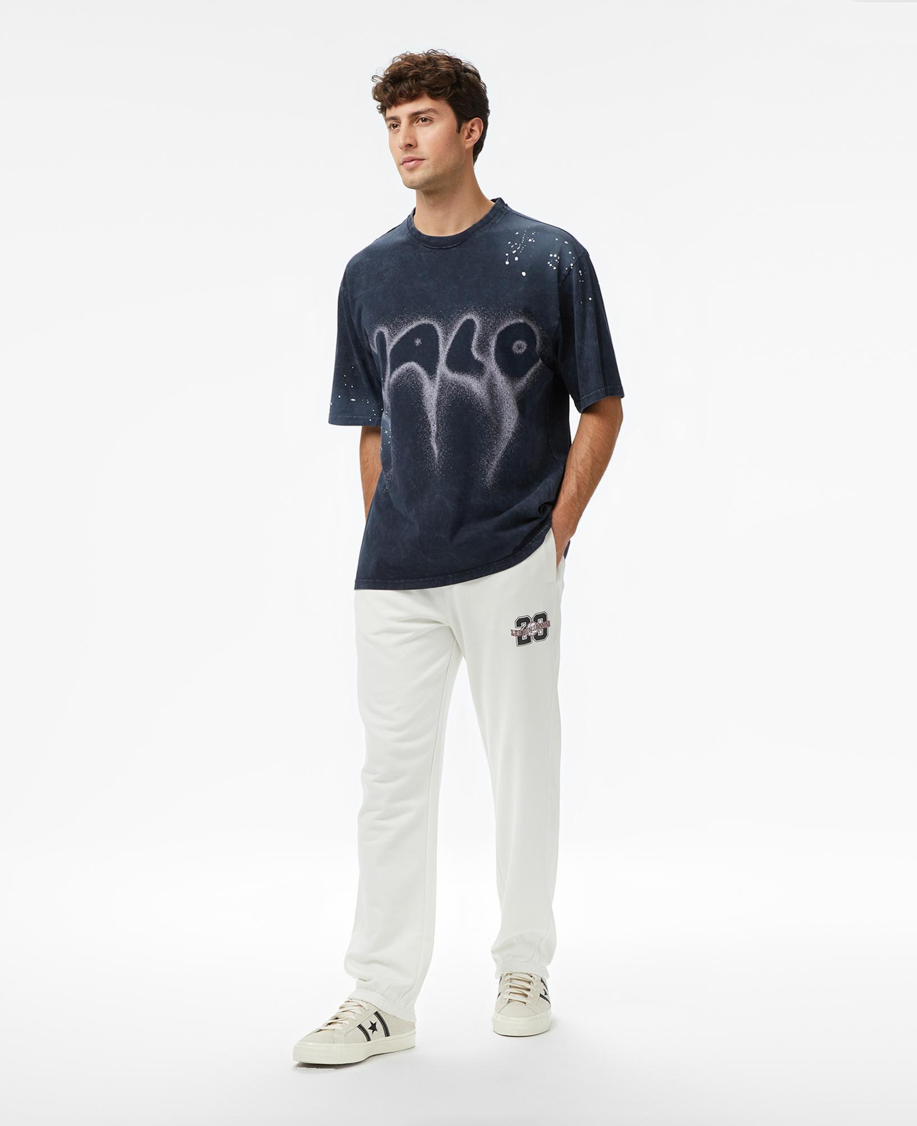 Les Benjamins Essentials 302 Erkek Mavi T-Shirt