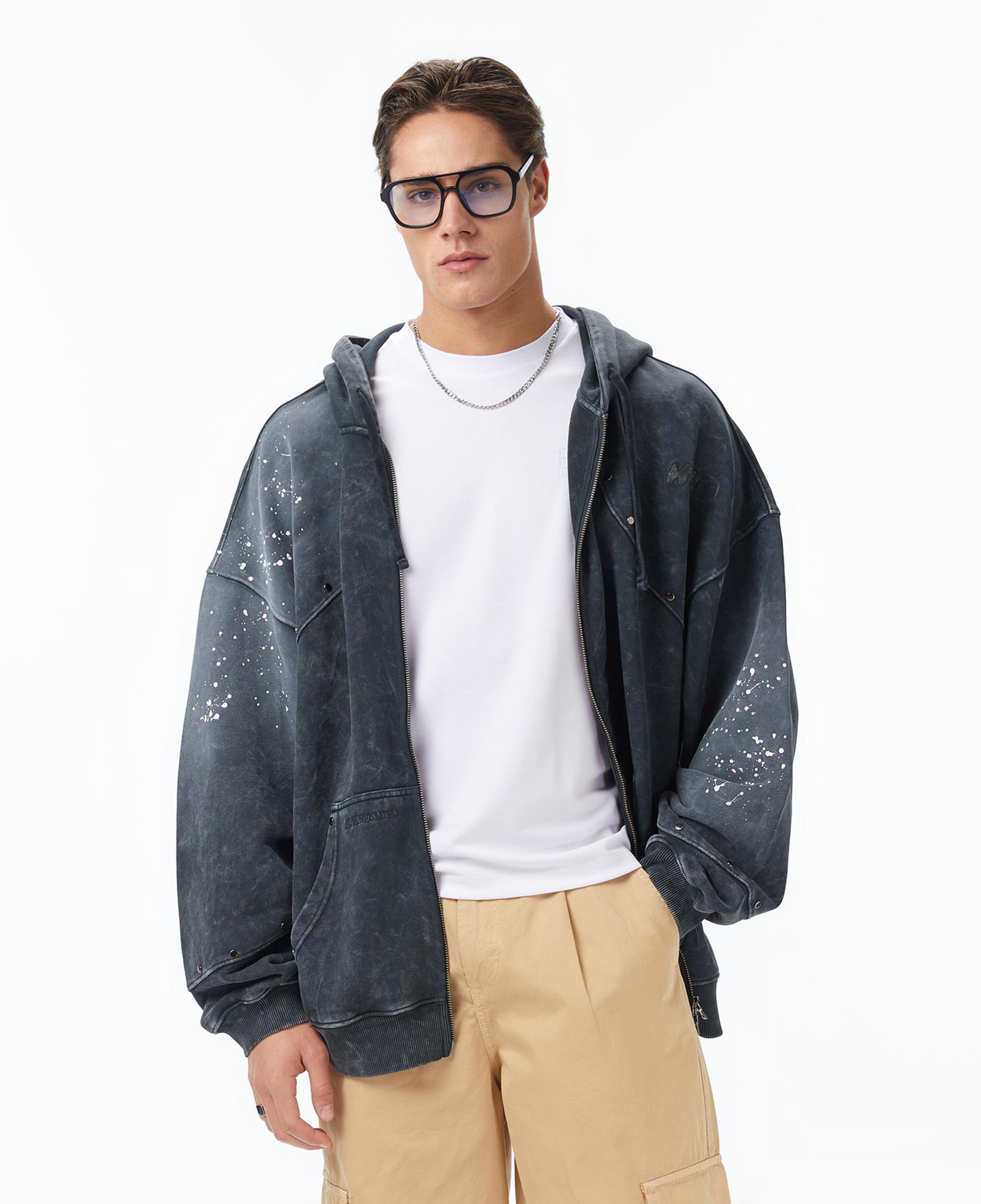 Les Benjamins Esssentials 301 Erkek Siyah Sweatshirt