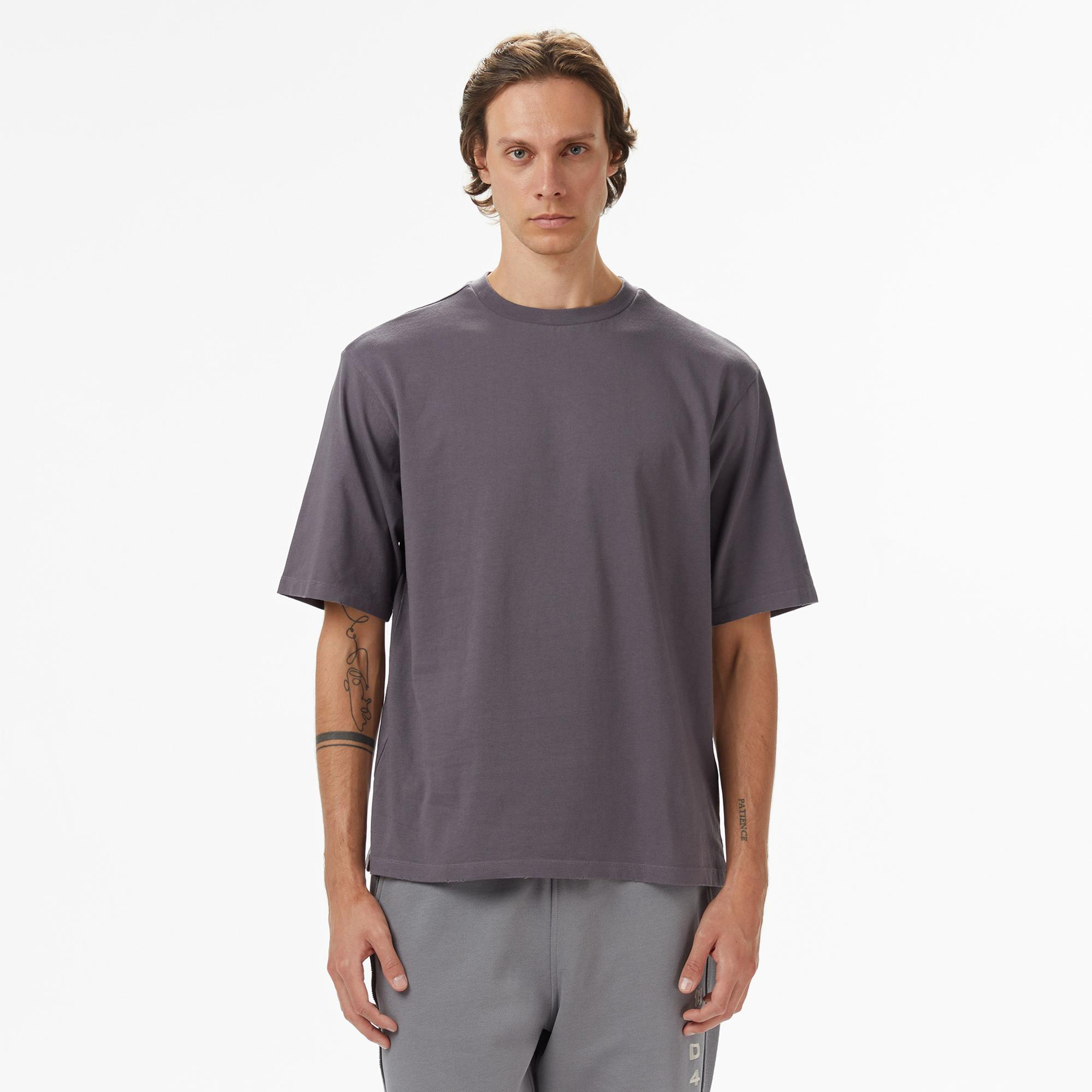 UNITED4 Erkek Gri T-Shirt