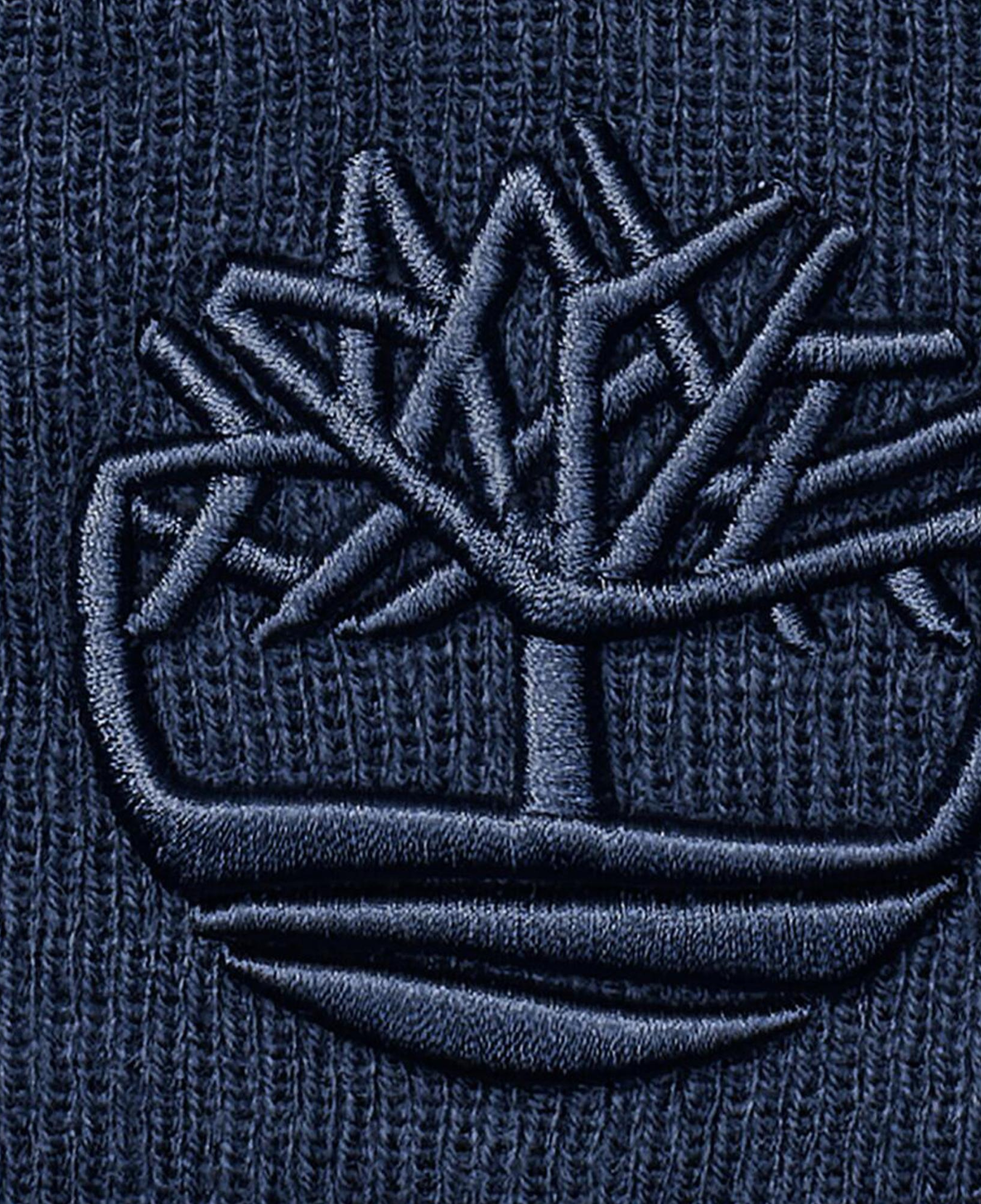 Timberland 3D İşlemeli Erkek Lacivert Bere