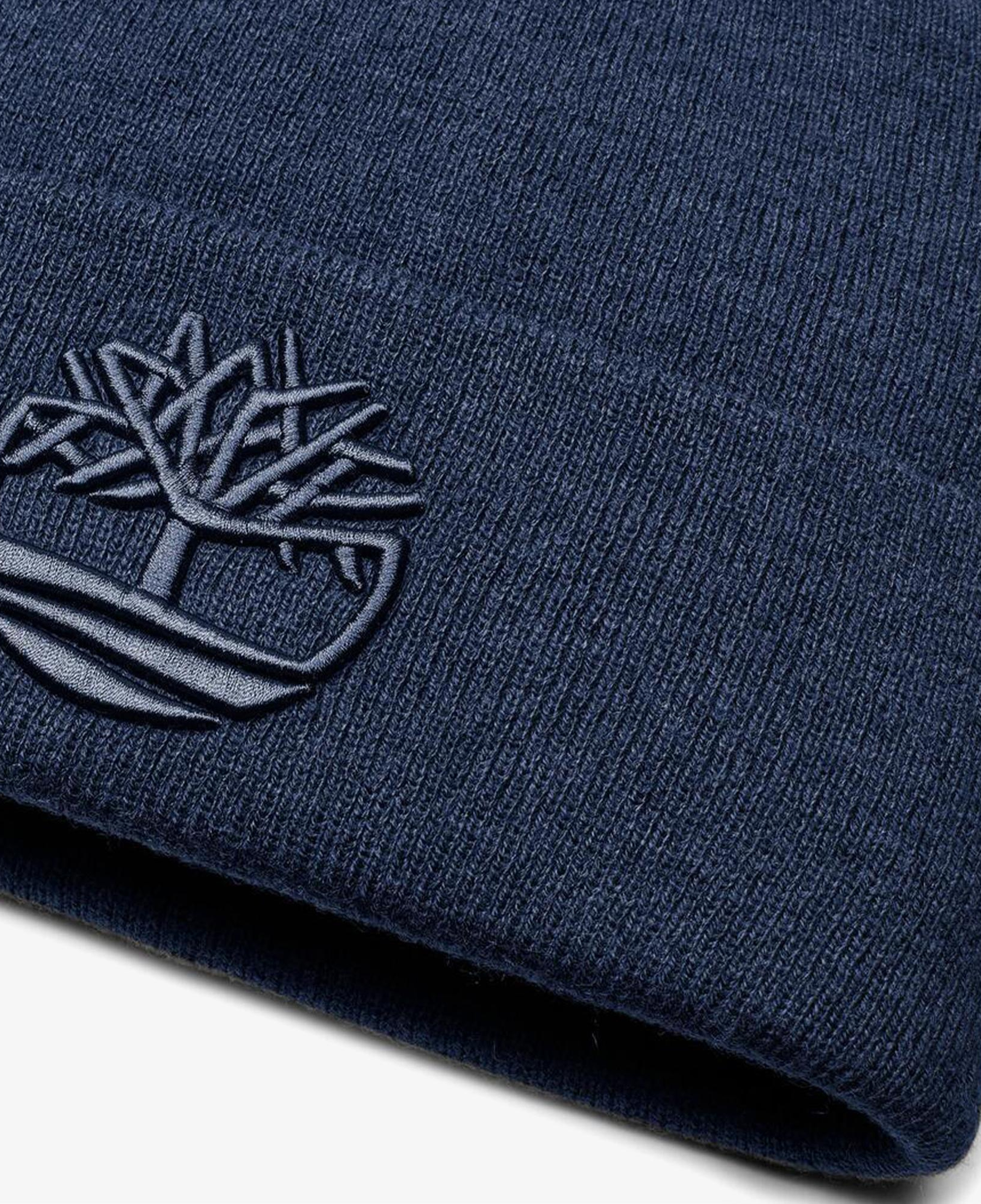 Timberland 3D İşlemeli Erkek Lacivert Bere