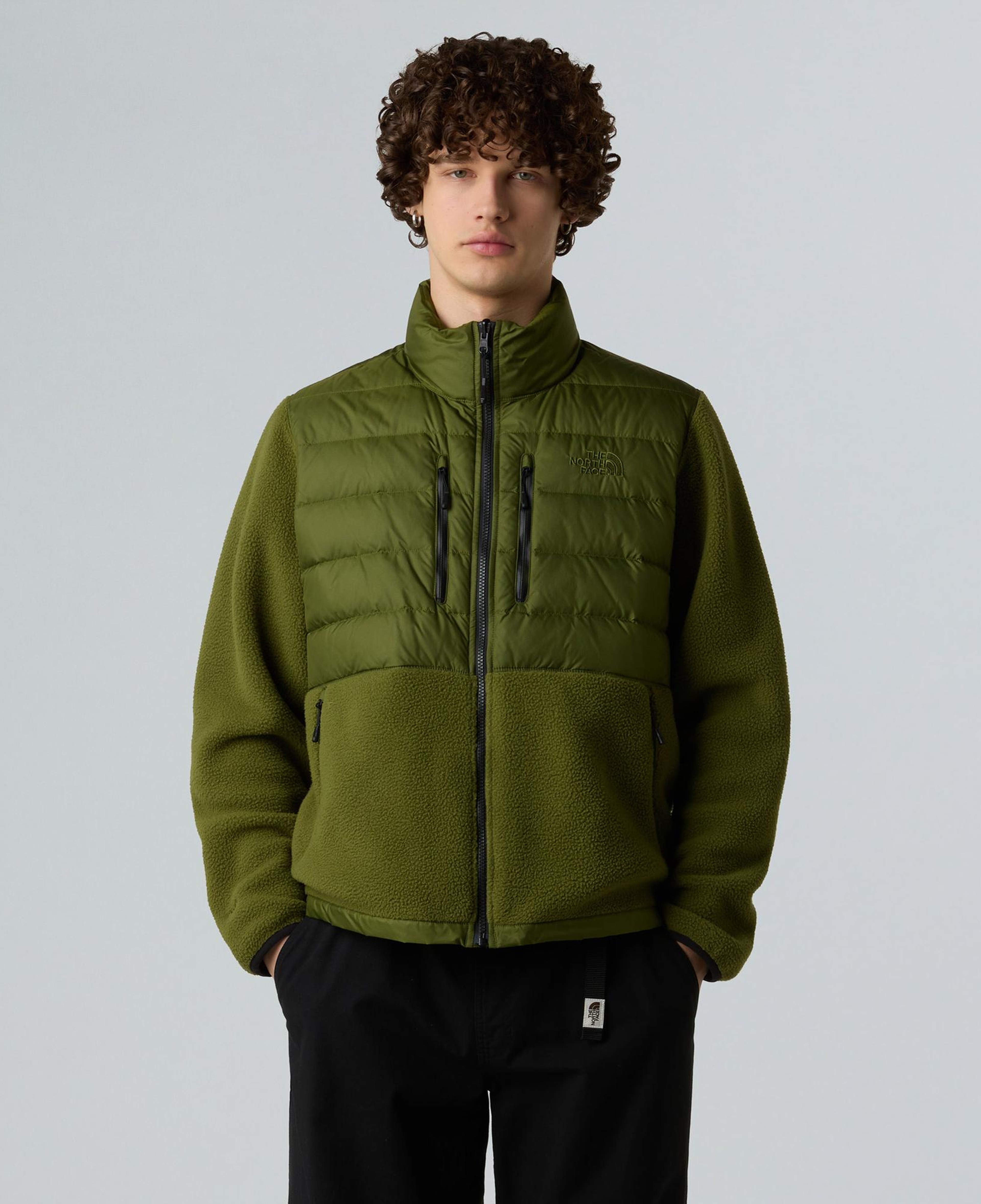 The North Face Rmst Denali Tek Hybrid Erkek Yeşil Mont