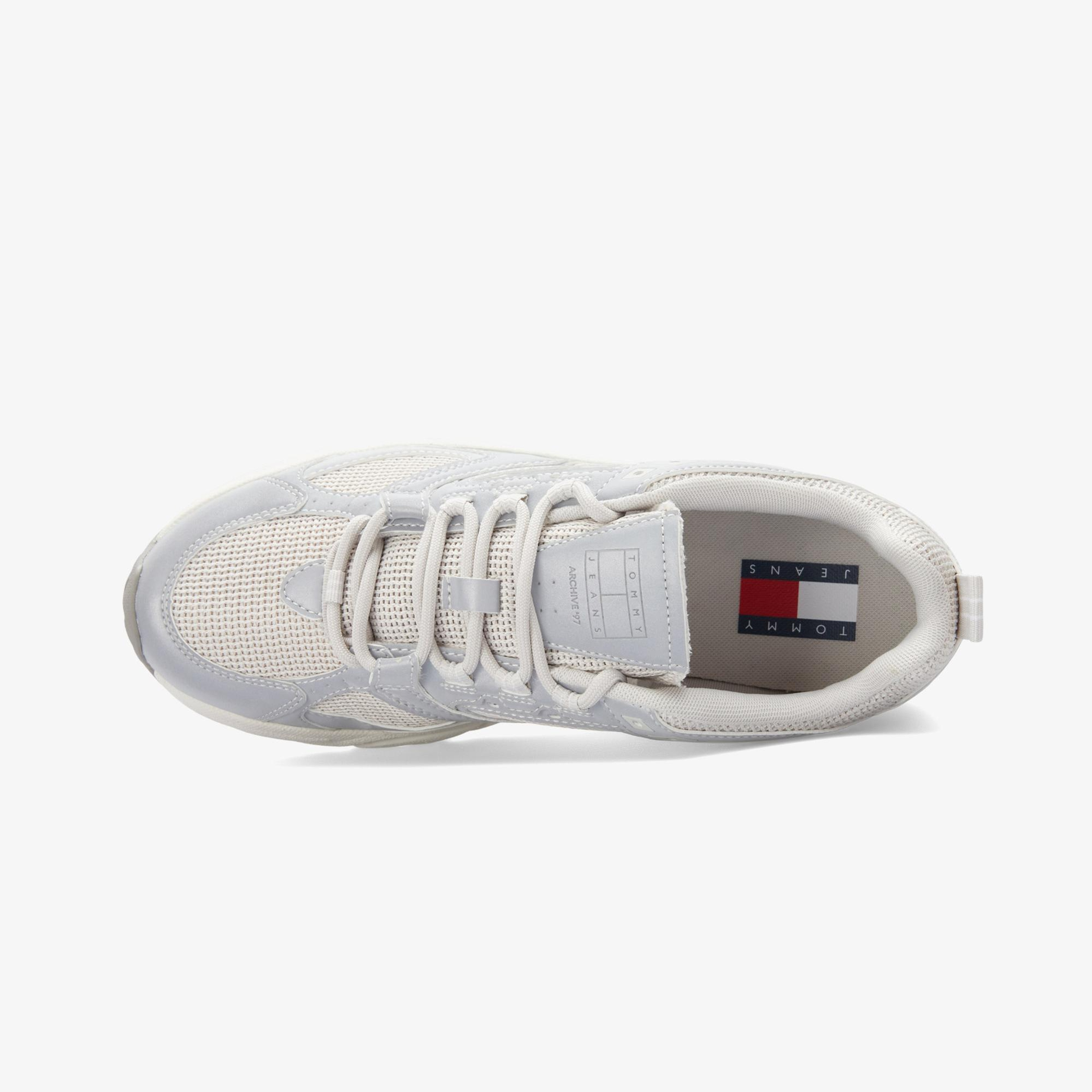 Tommy Jeans Suede Mix Archive Runners Erkek Gri Spor Ayakkabı