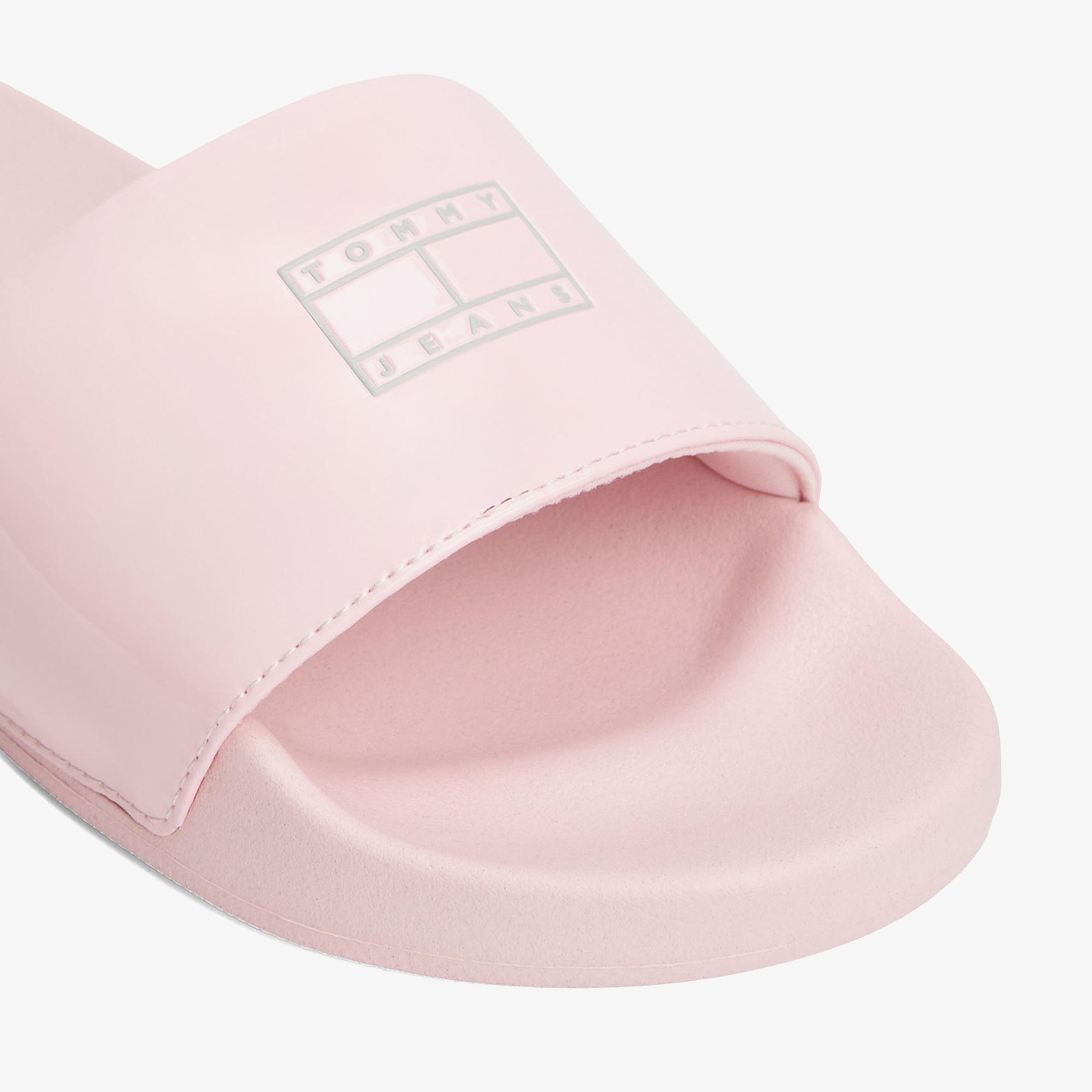 Tommy Jeans Flag Kadın Pembe Terlik