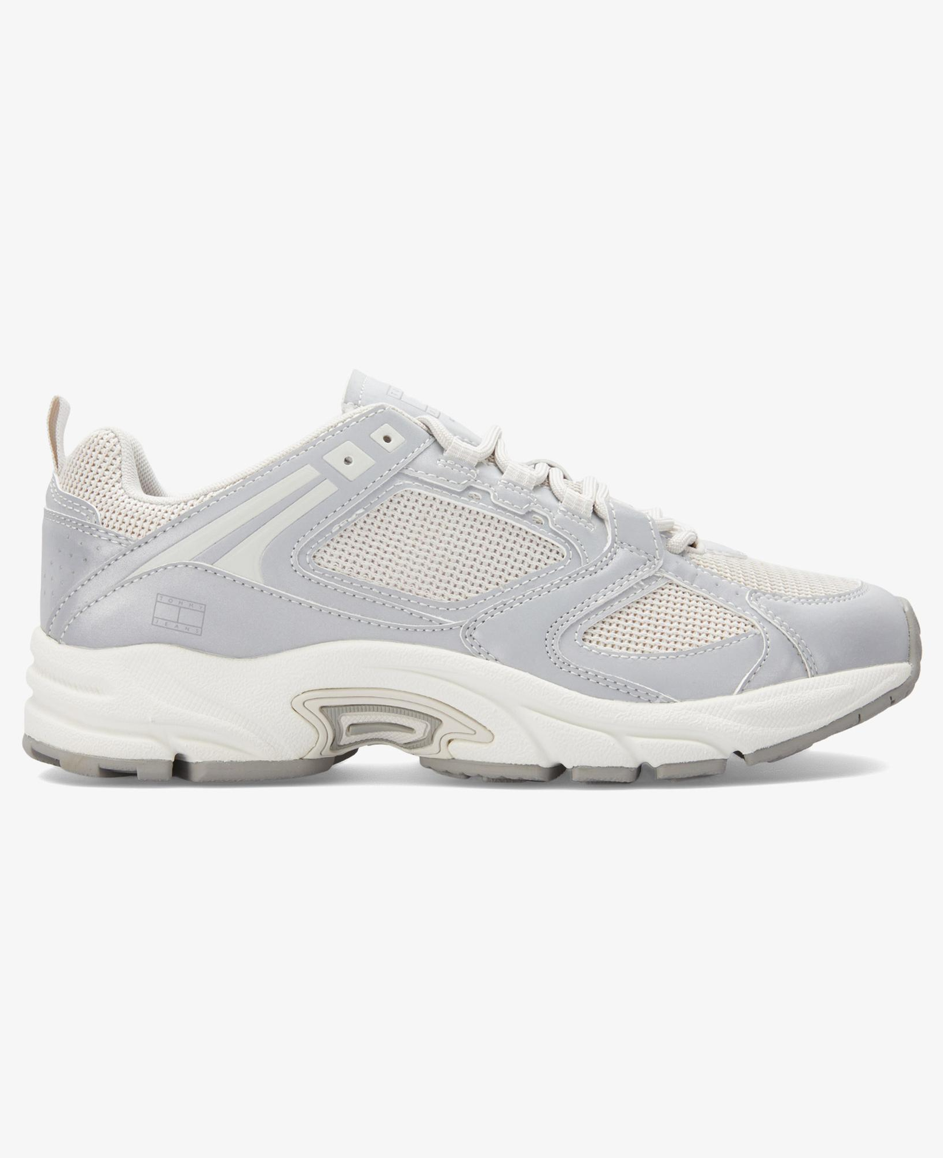 Tommy Jeans Suede Mix Archive Runners Erkek Gri Spor Ayakkabı