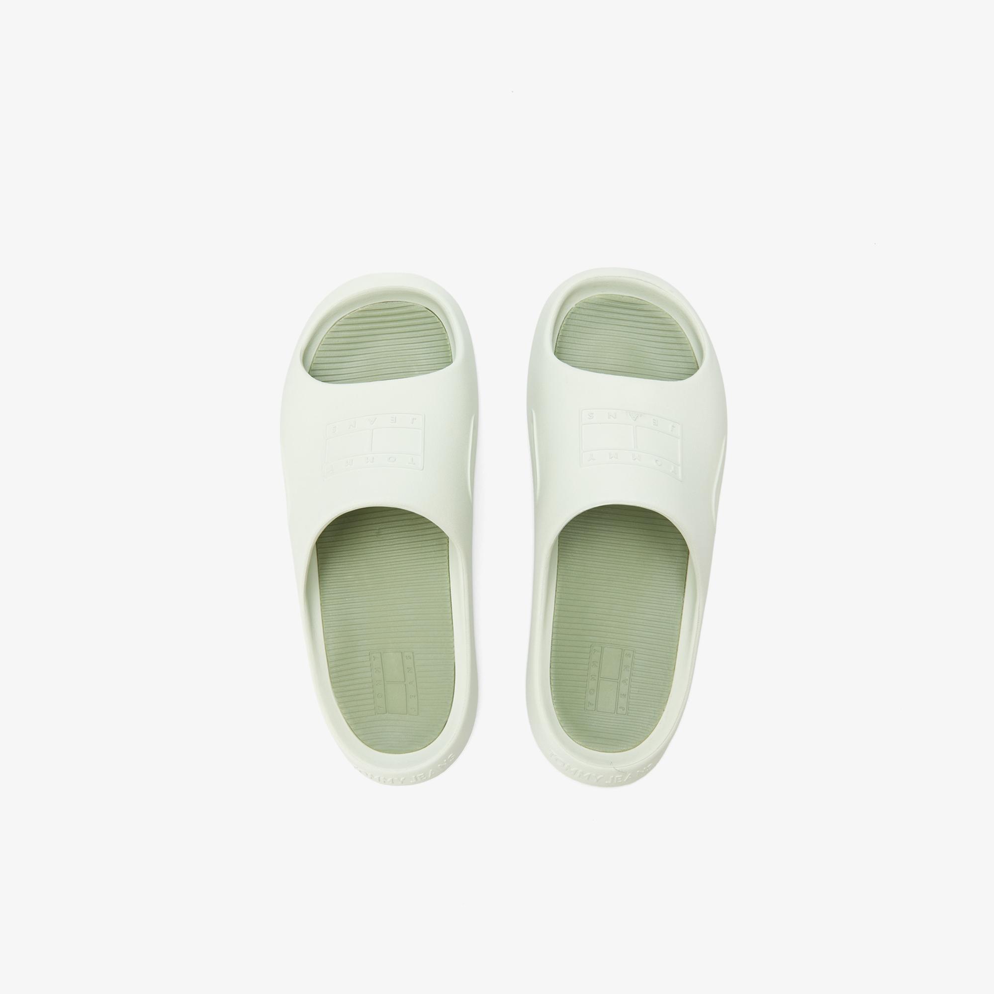 Tommy Jeans Sporty Play Erkek Yeşil Terlik