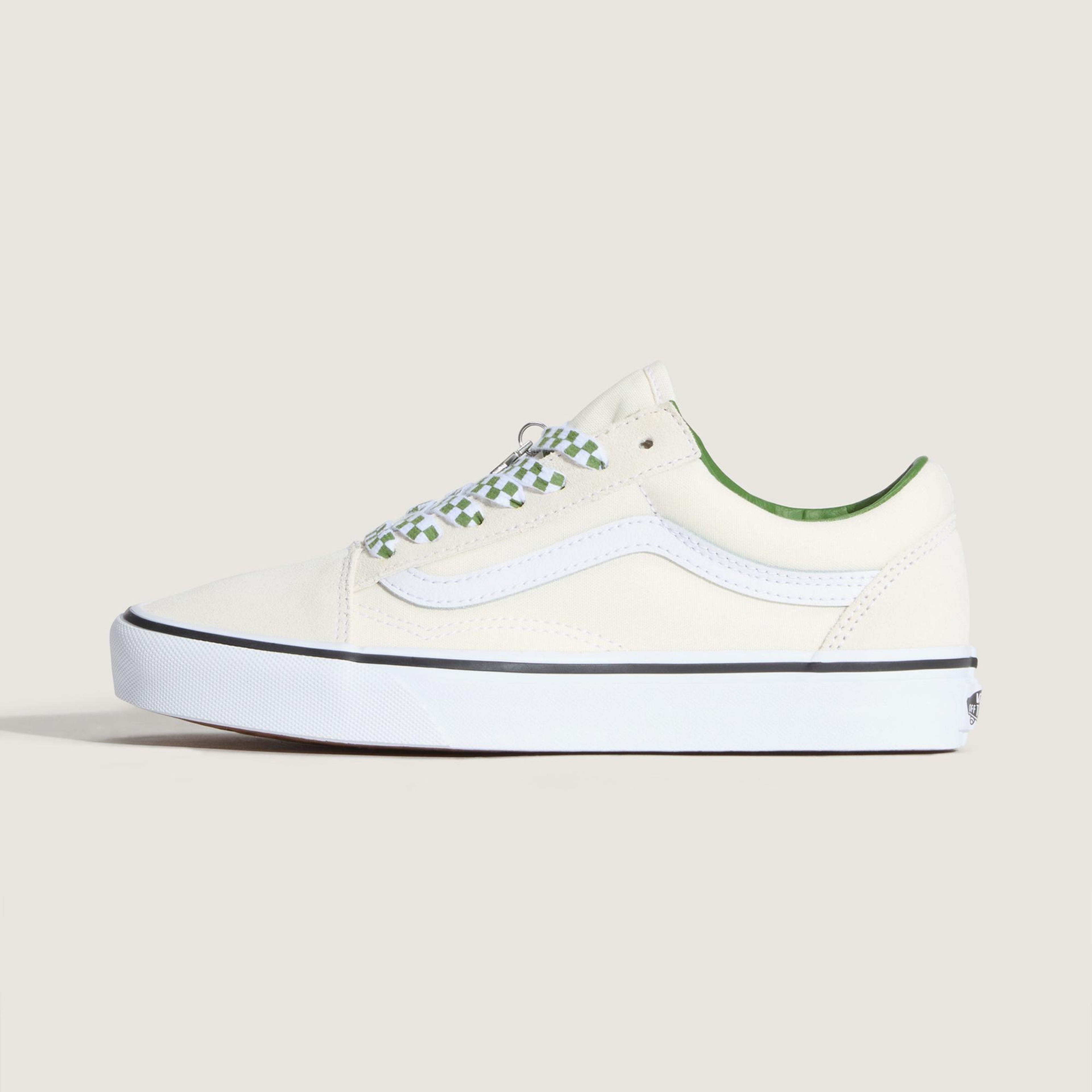 Vans Old Skool Kadın Yeşil/Beyaz Spor Ayakkabı