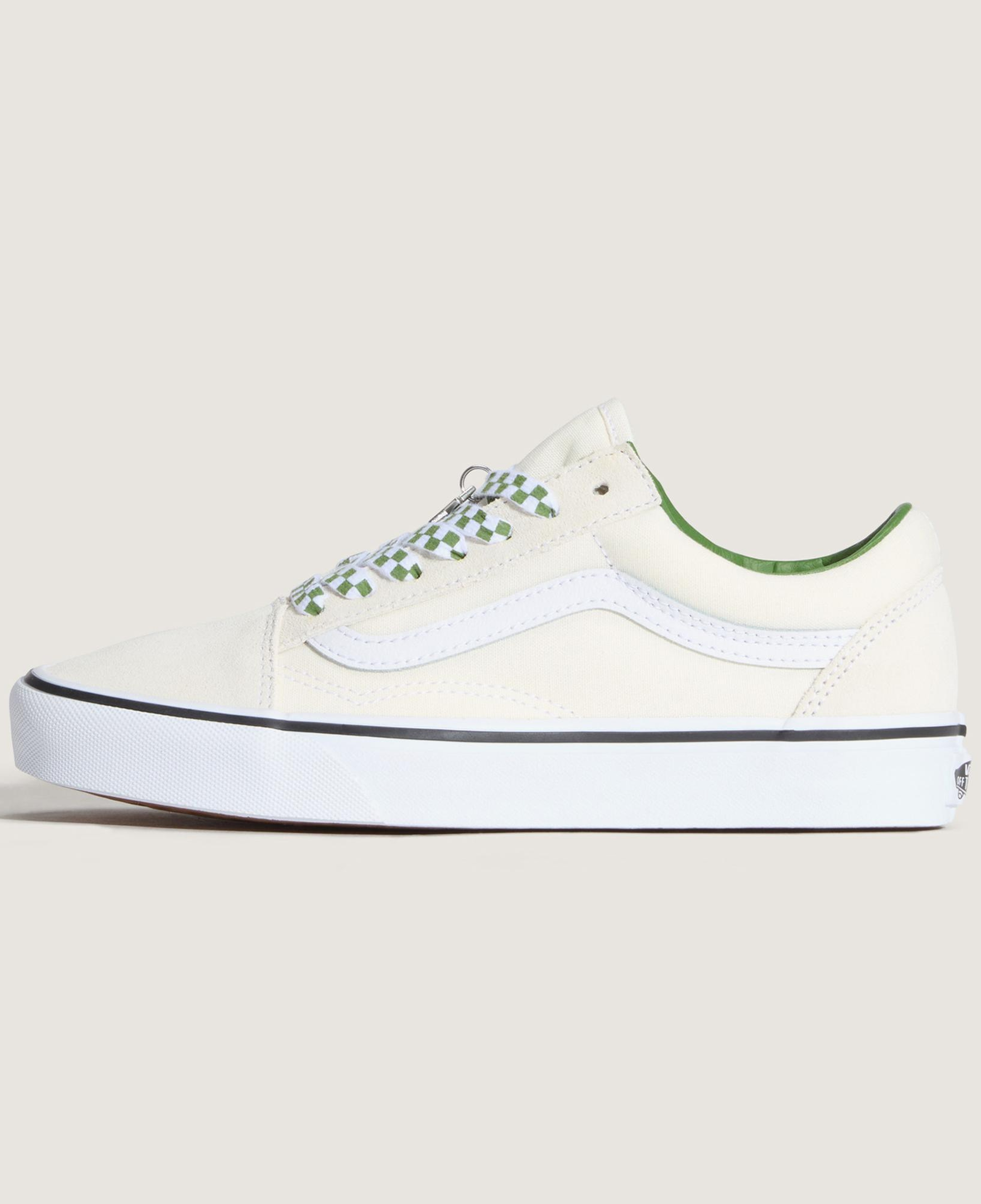 Vans Old Skool Kadın Yeşil/Beyaz Spor Ayakkabı