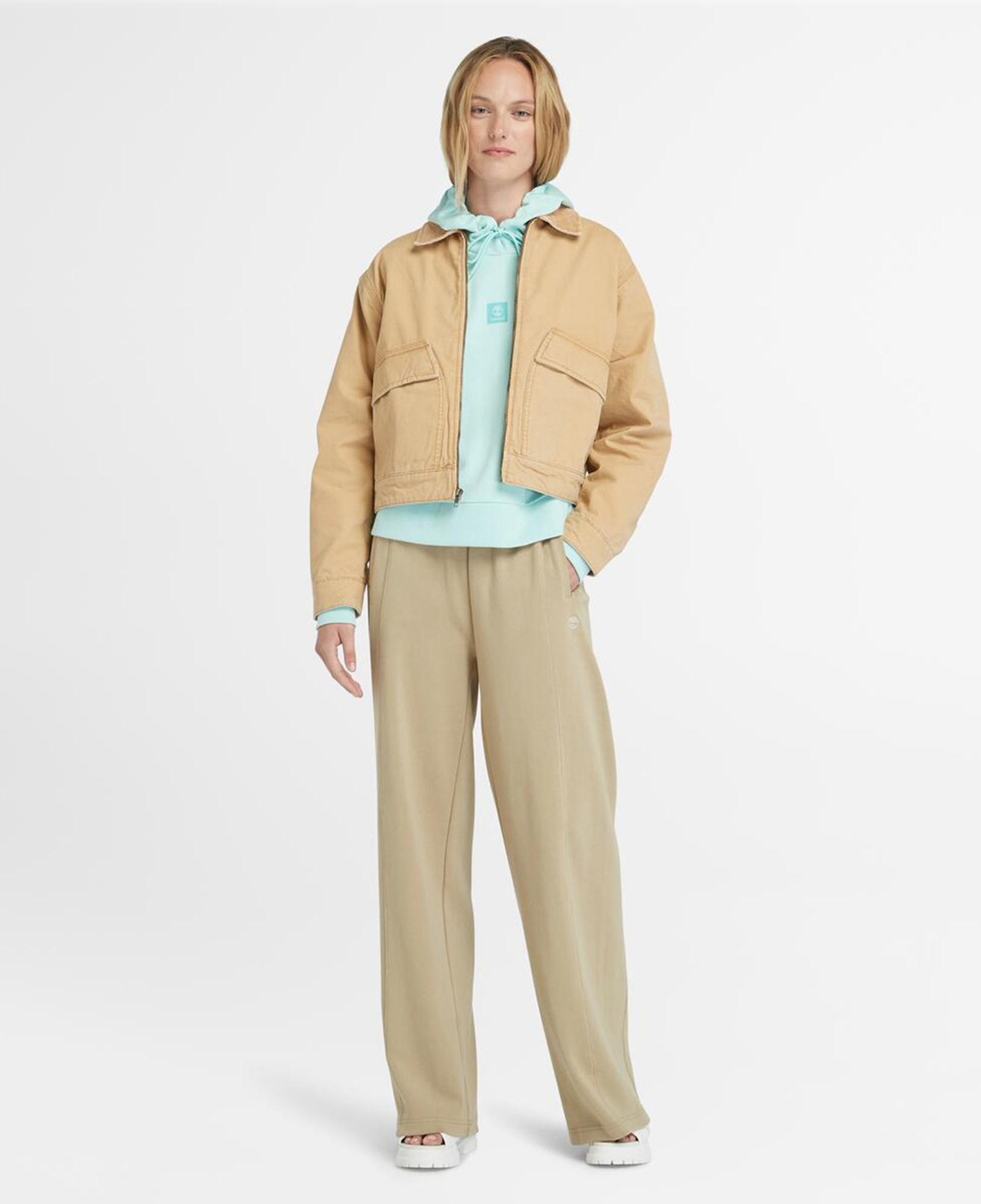 Timberland Strafford Yıkanmış Kanvas Kadın Bej Ceket