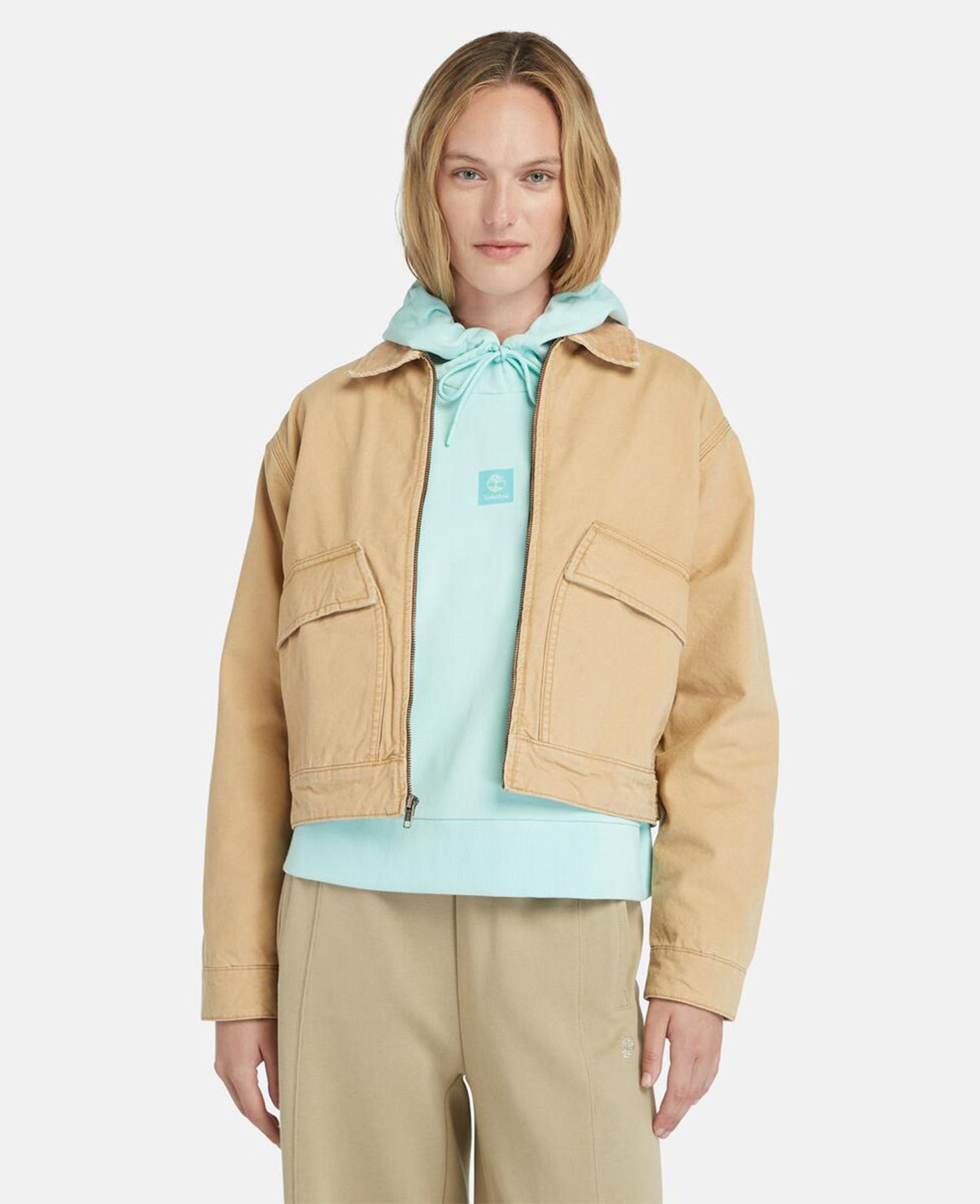 Timberland Strafford Yıkanmış Kanvas Kadın Bej Ceket