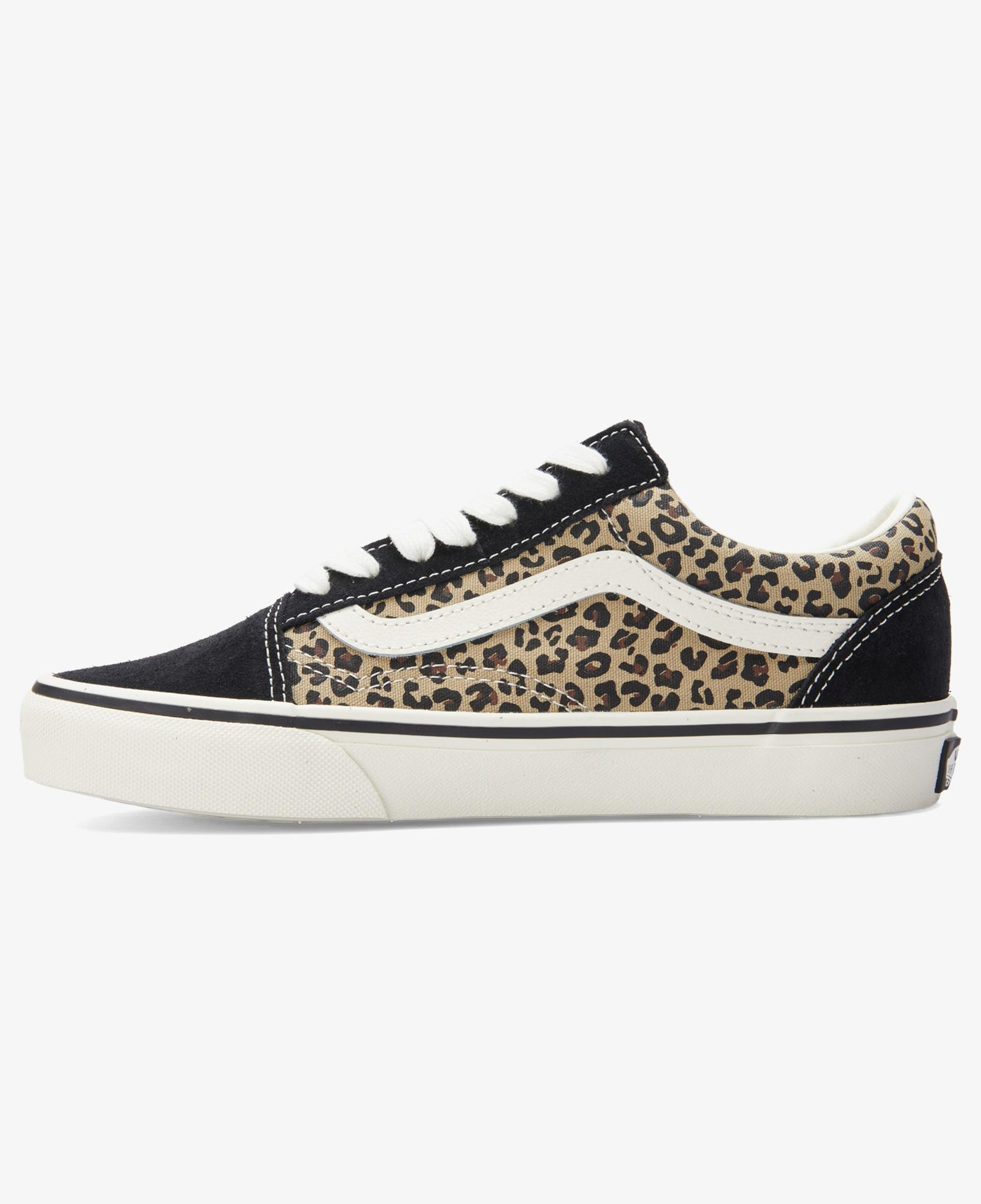 Vans Old Skool Kadın Siyah/Leopar Sneaker