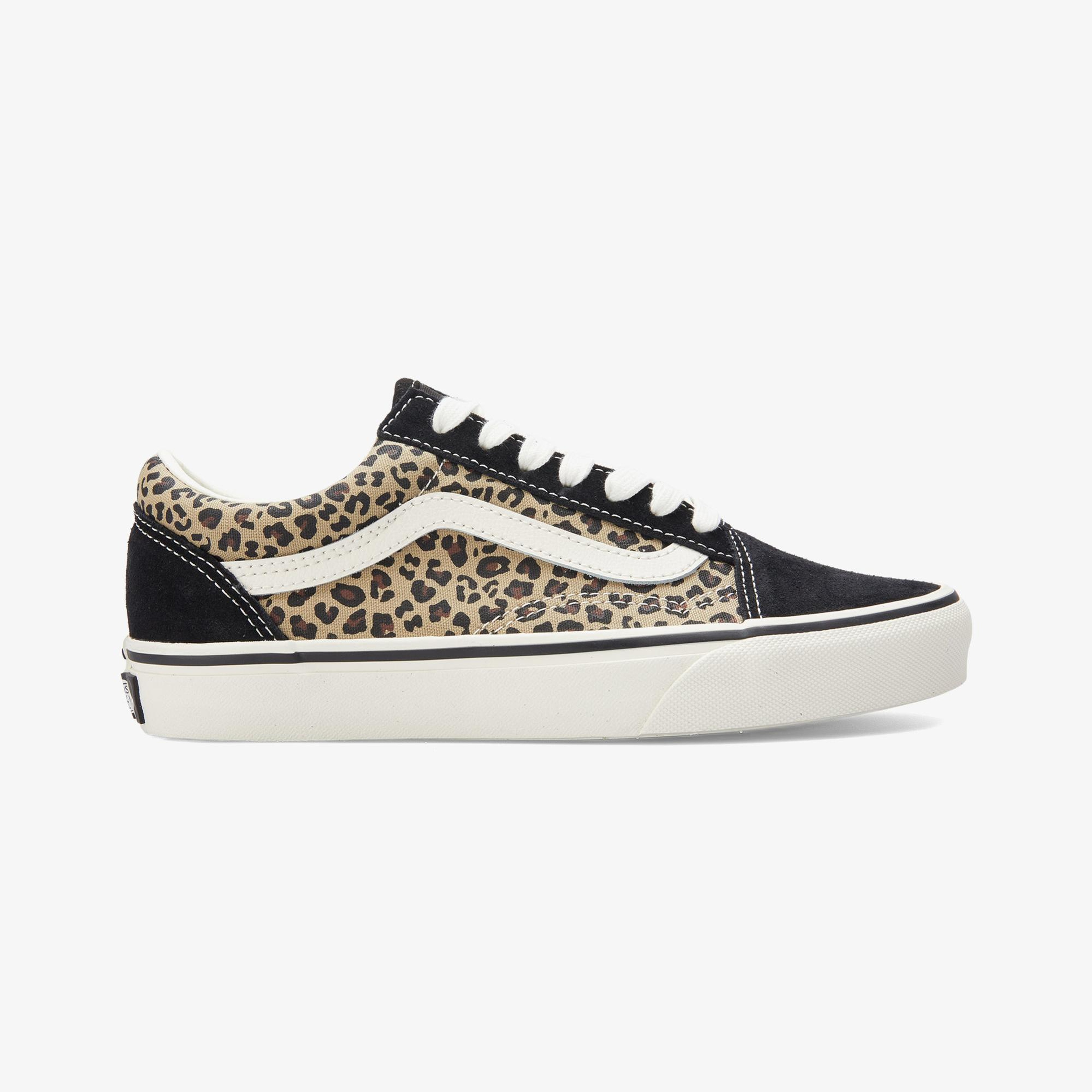 Vans Old Skool Kadın Siyah/Leopar Sneaker