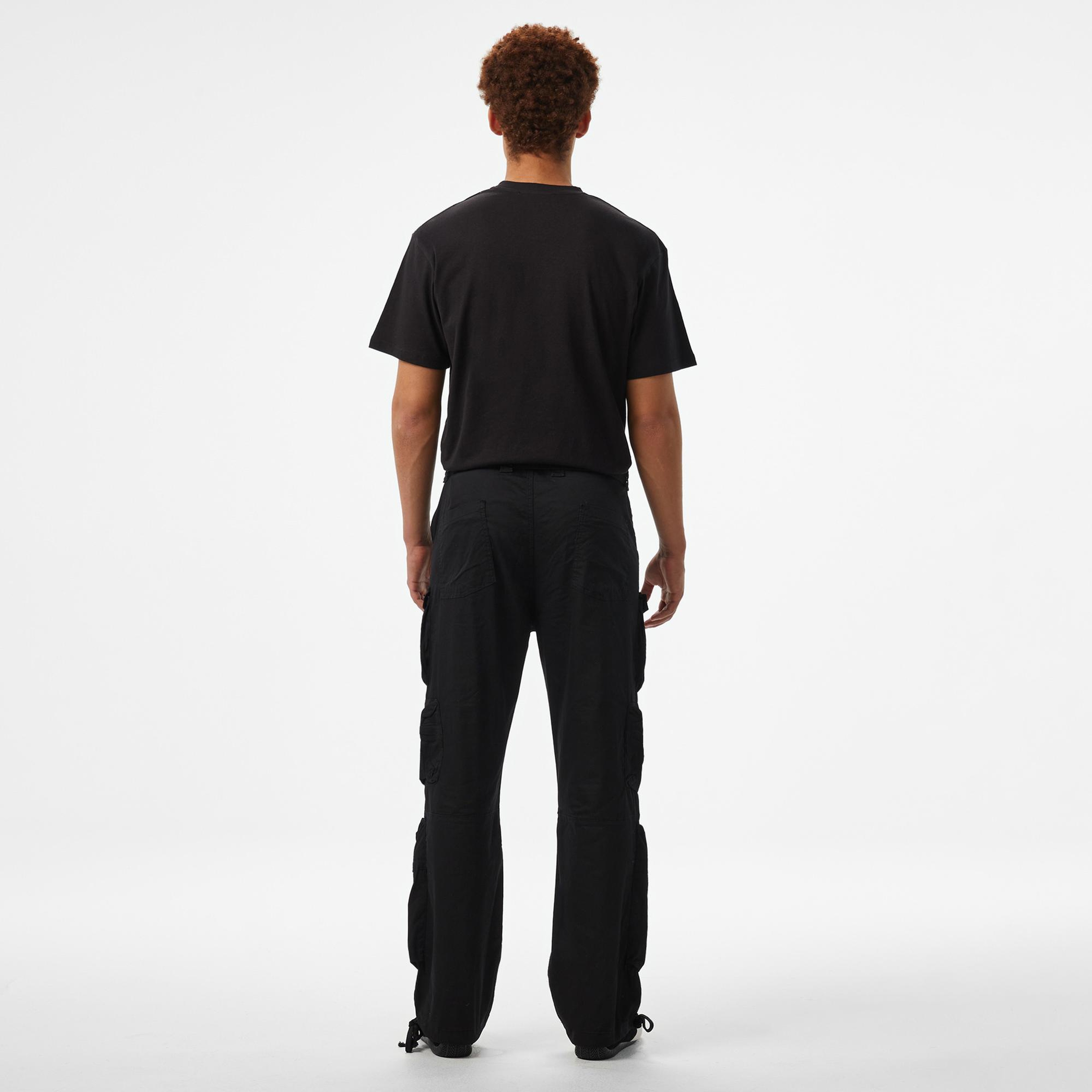 Story of Angels Dream Logo Band Cargo Unisex Siyah Pantolon