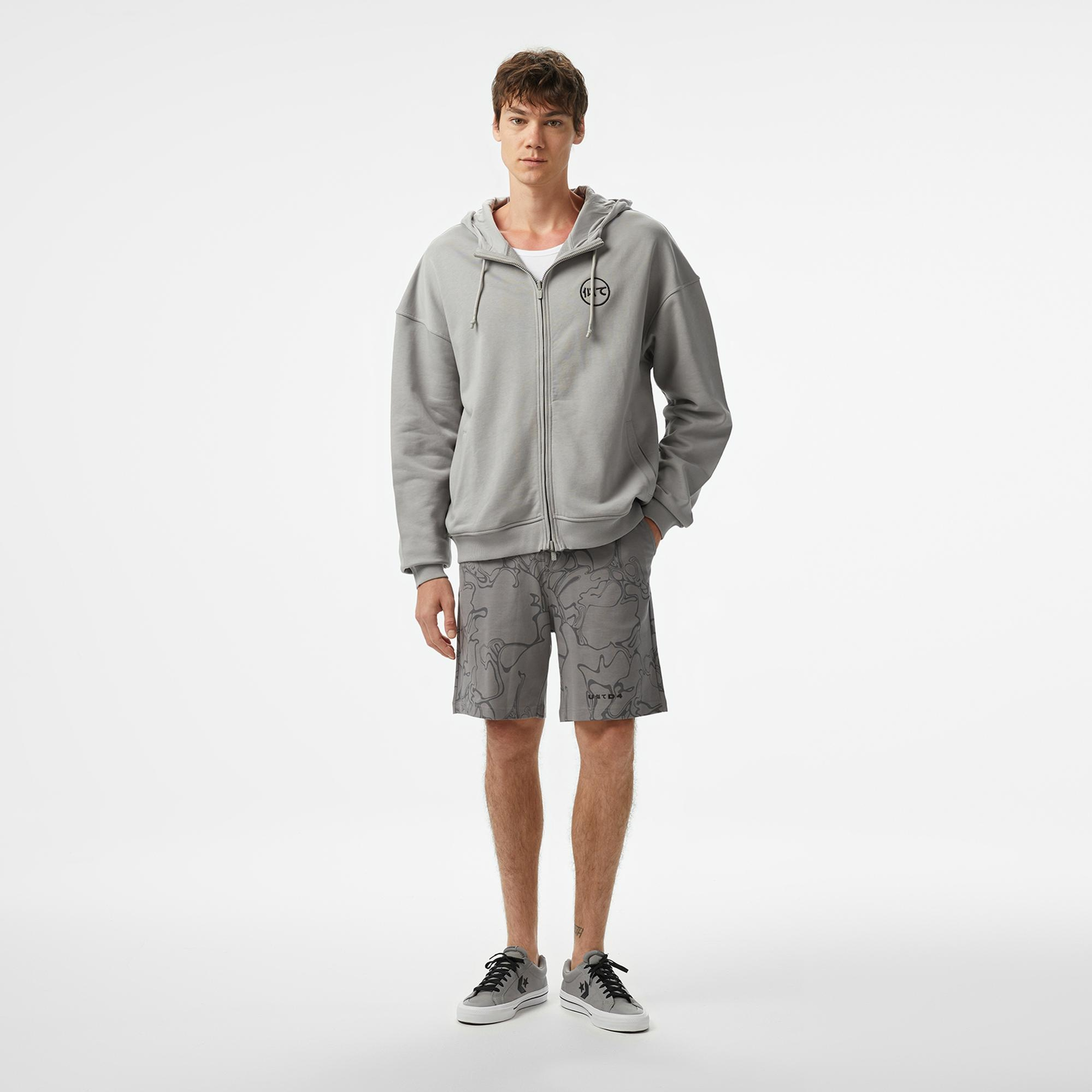 UNITED4 Erkek Gri Şort