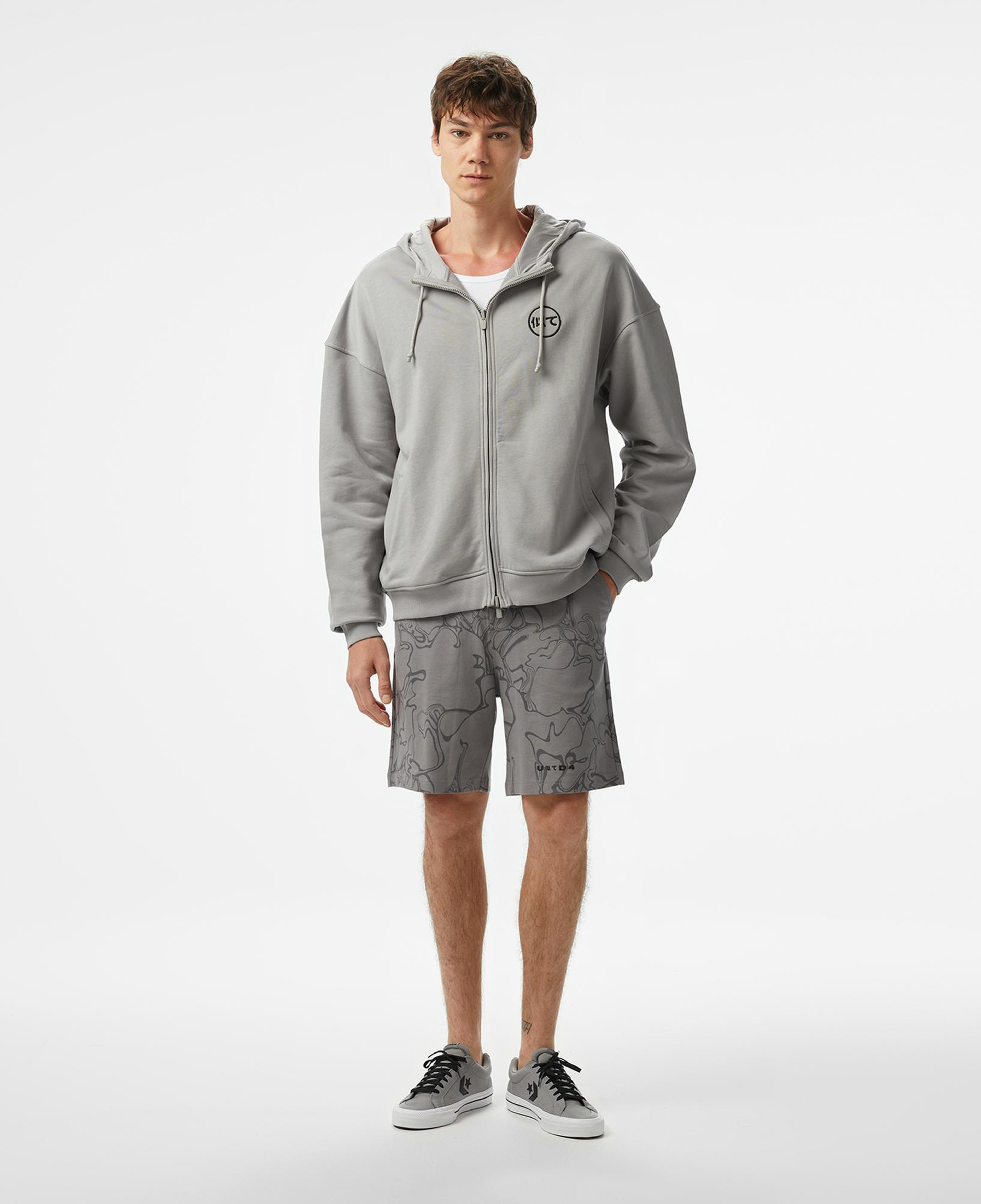 UNITED4 Erkek Gri Şort