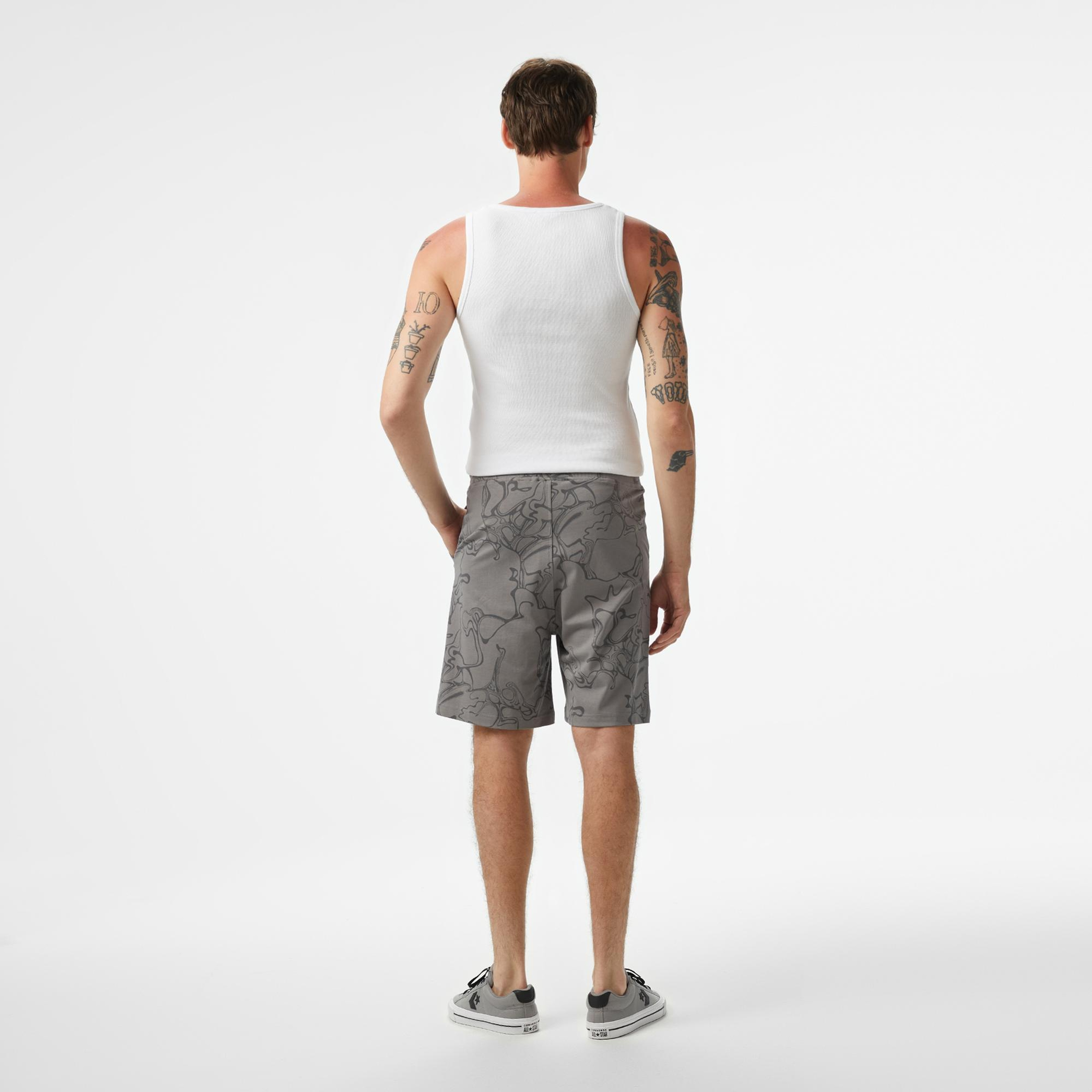 UNITED4 Erkek Gri Şort