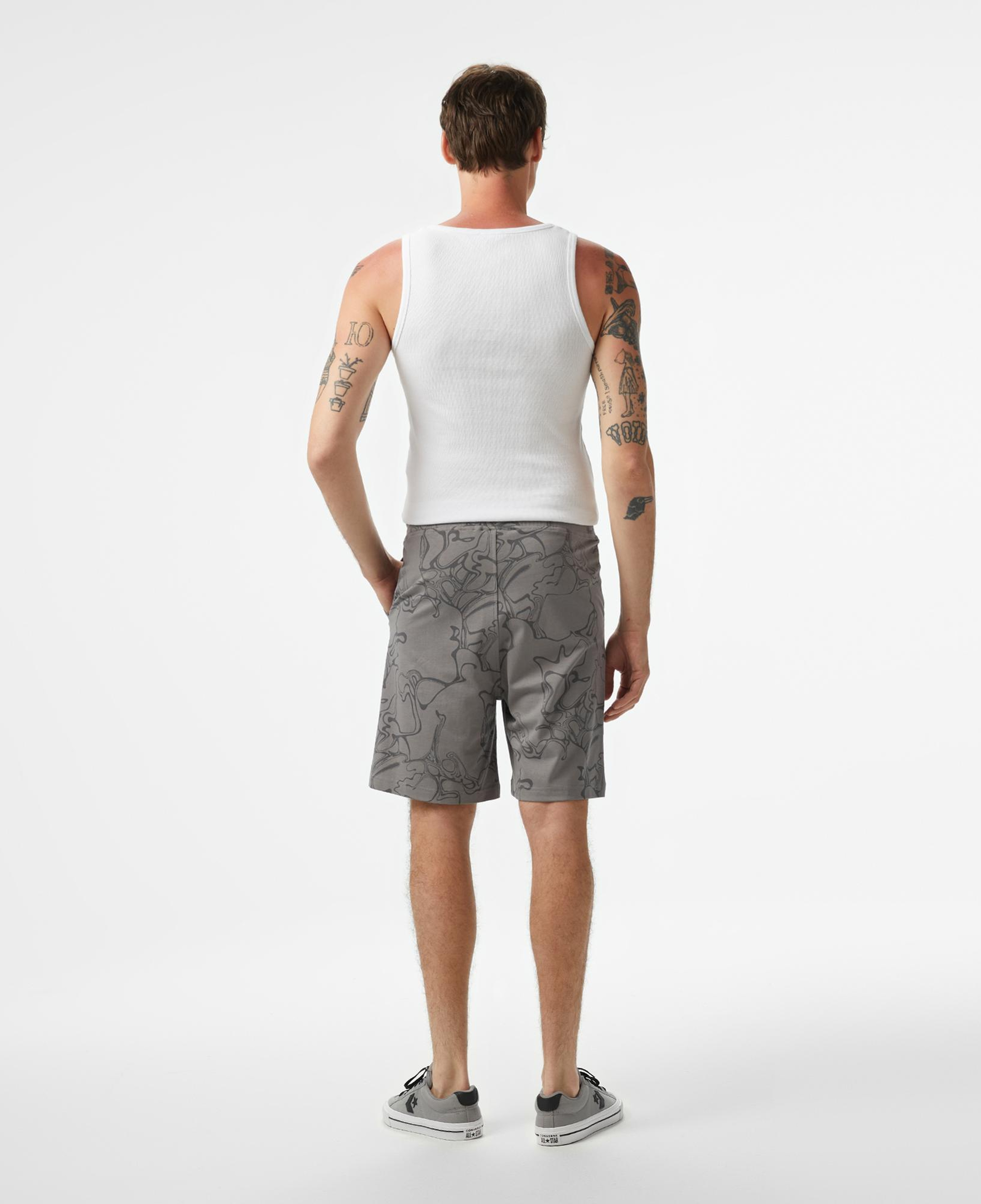 UNITED4 Erkek Gri Şort