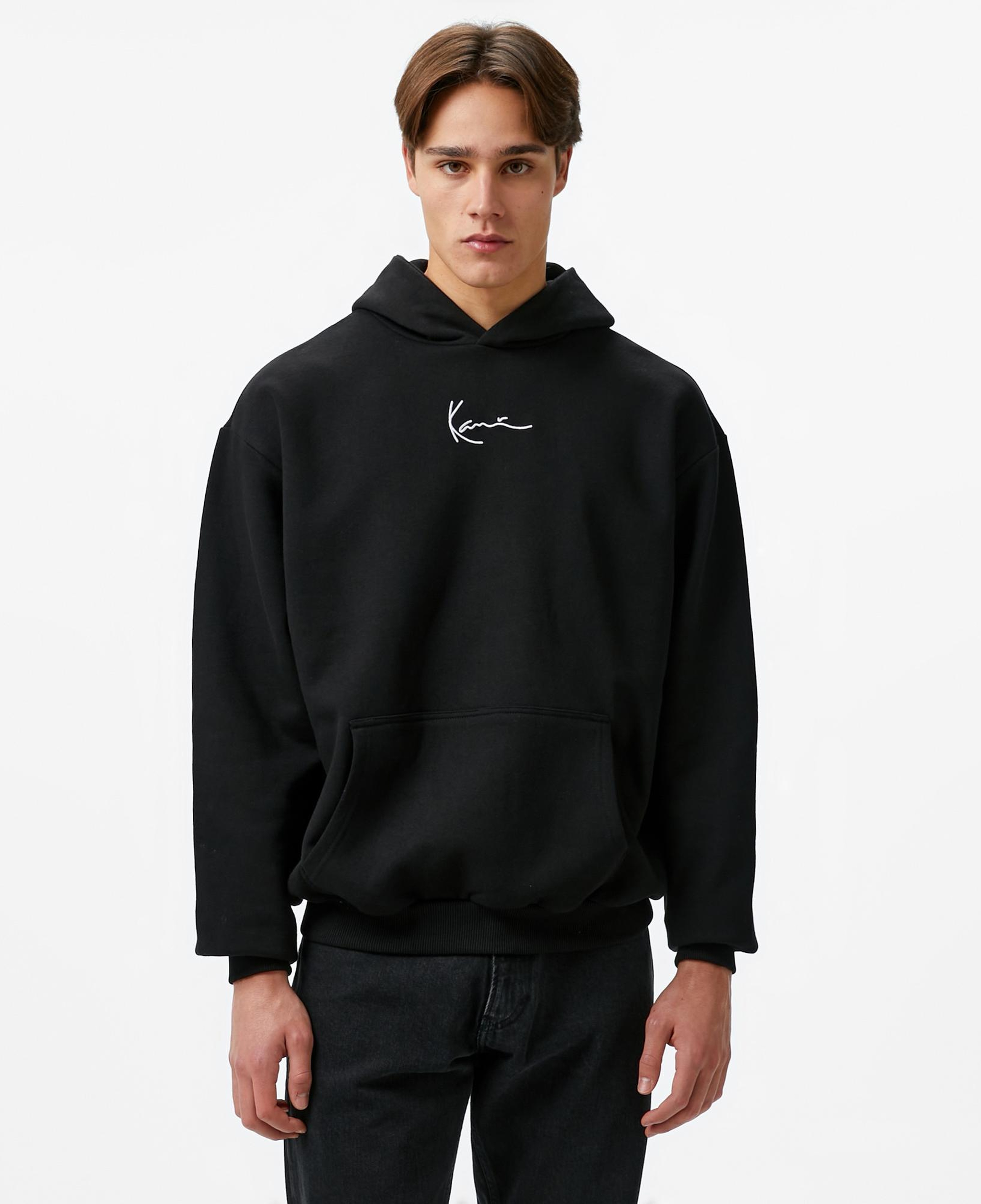 Karl Kani Small Signature Essential Erkek Siyah Sweatshirt