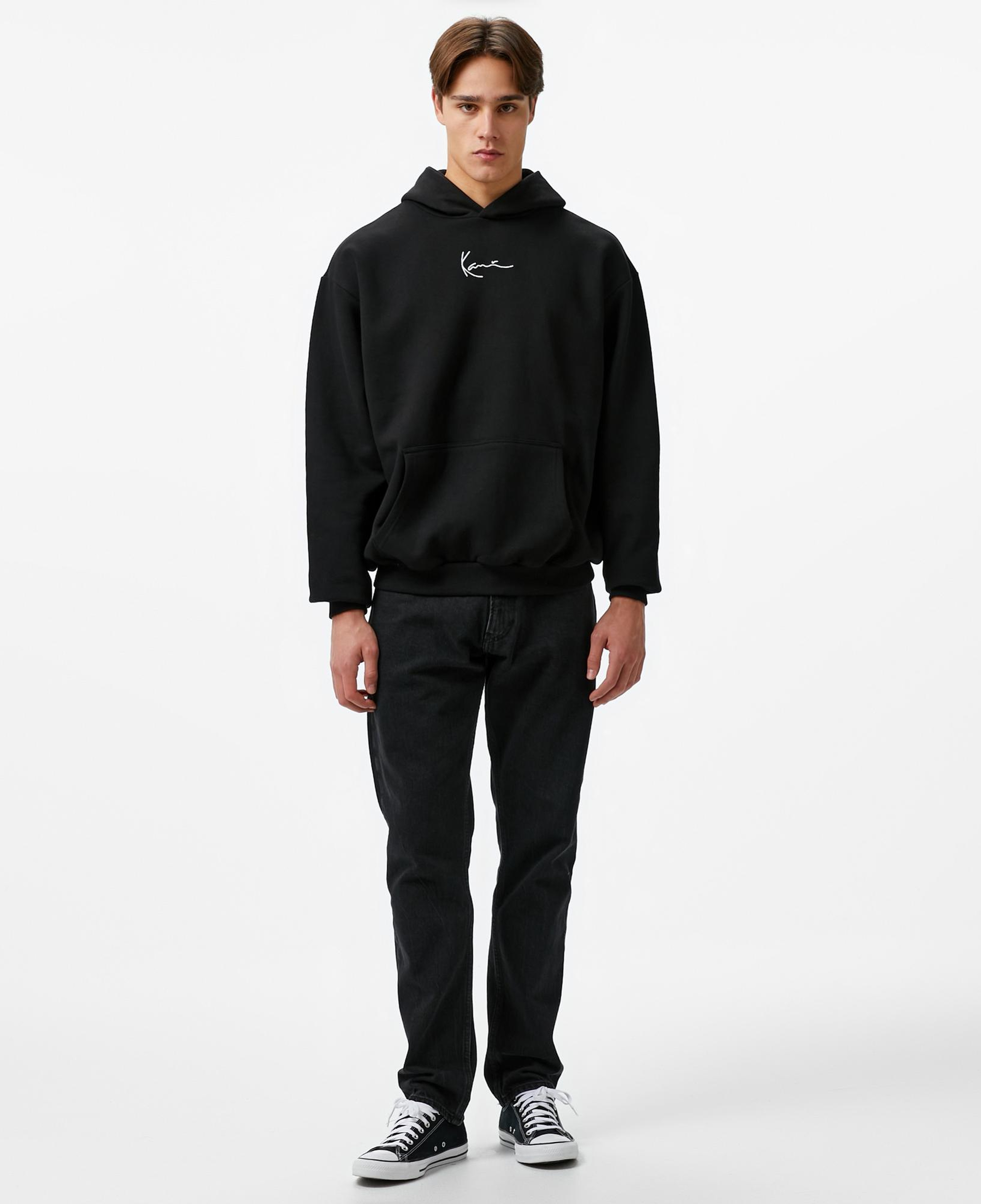 Karl Kani Small Signature Essential Erkek Siyah Sweatshirt