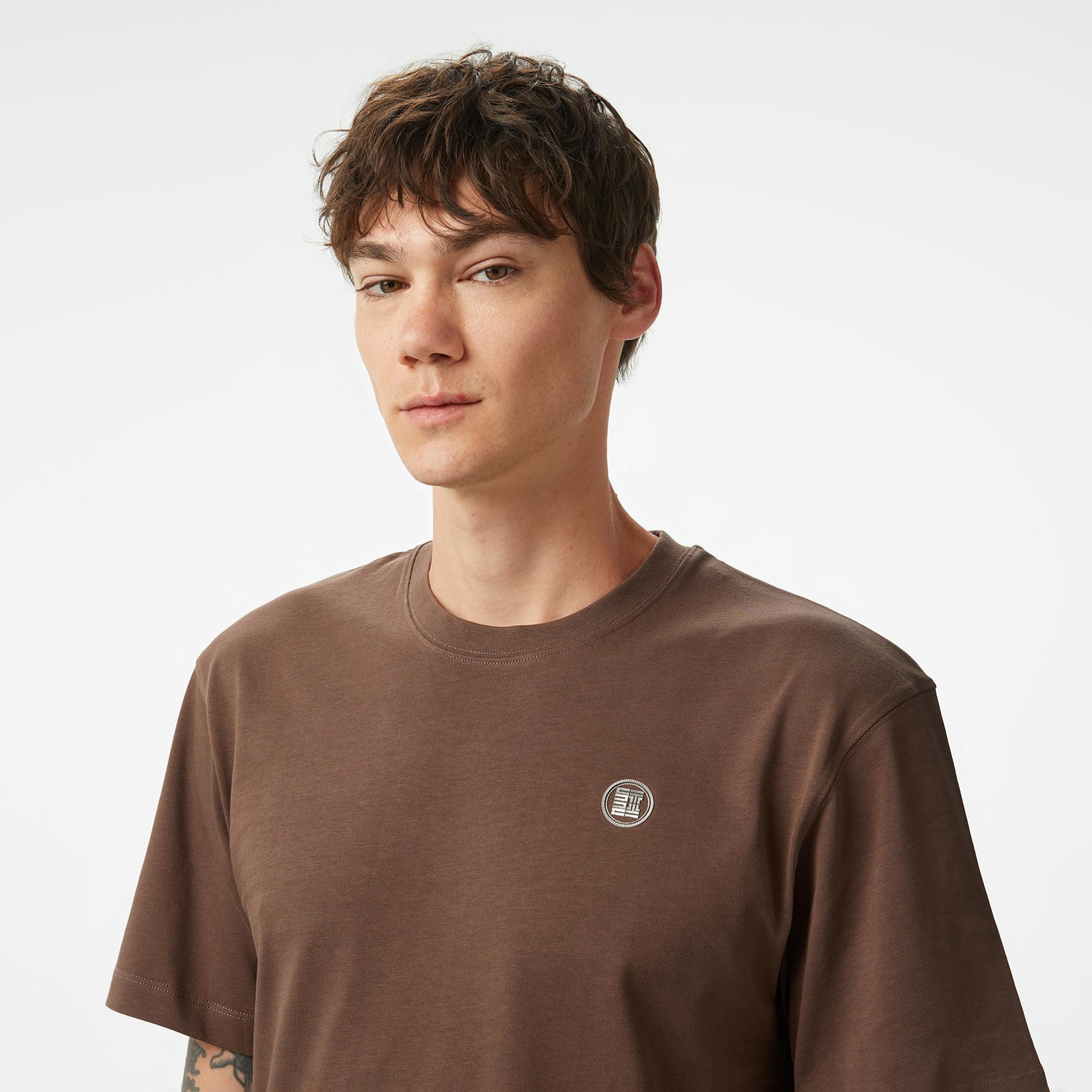 Sportempt Stm371 Erkek Kahverengi T-Shirt