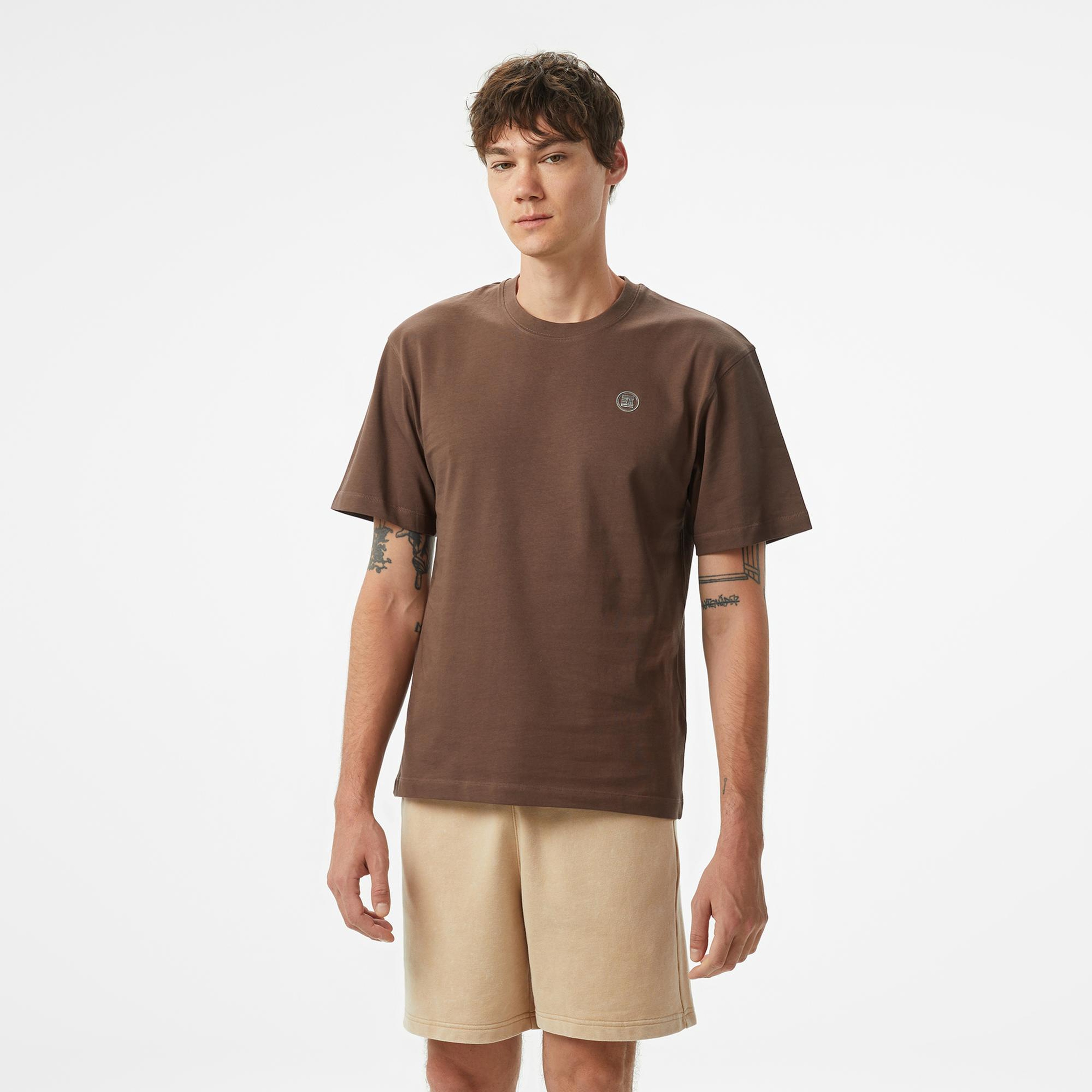 Sportempt Stm371 Erkek Kahverengi T-Shirt