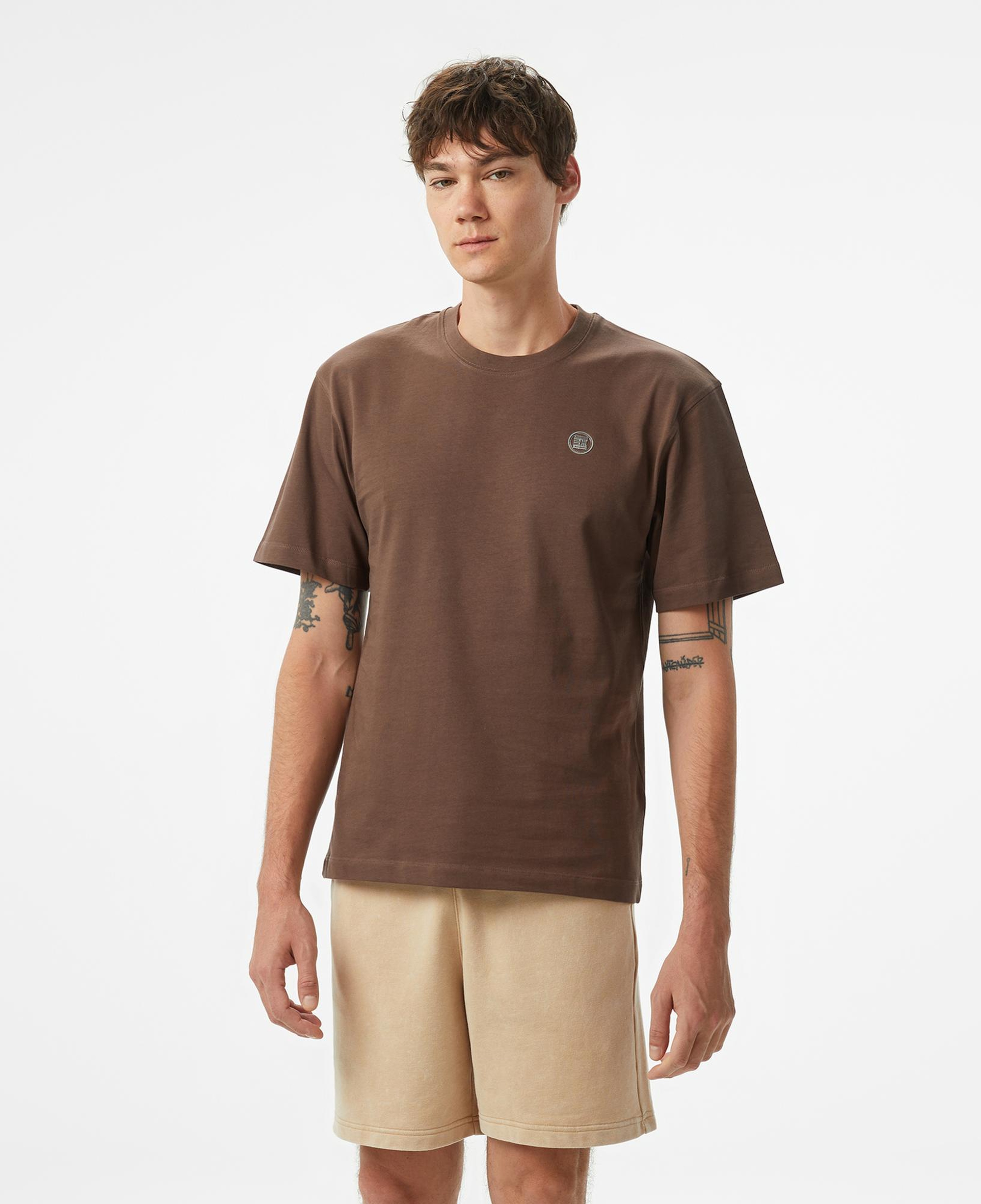 Sportempt Stm371 Erkek Kahverengi T-Shirt