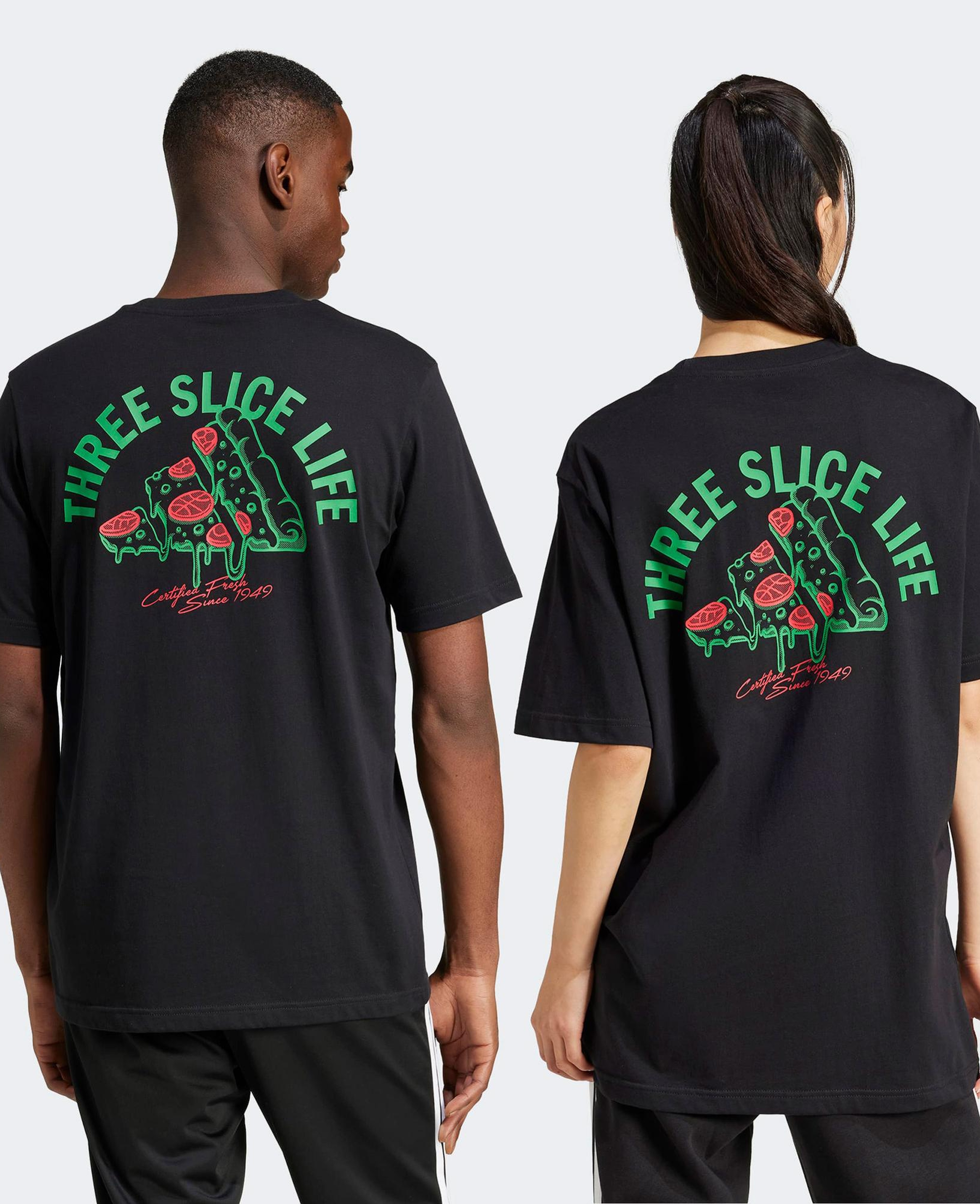 adidas M L Erkek Siyah T-Shirt