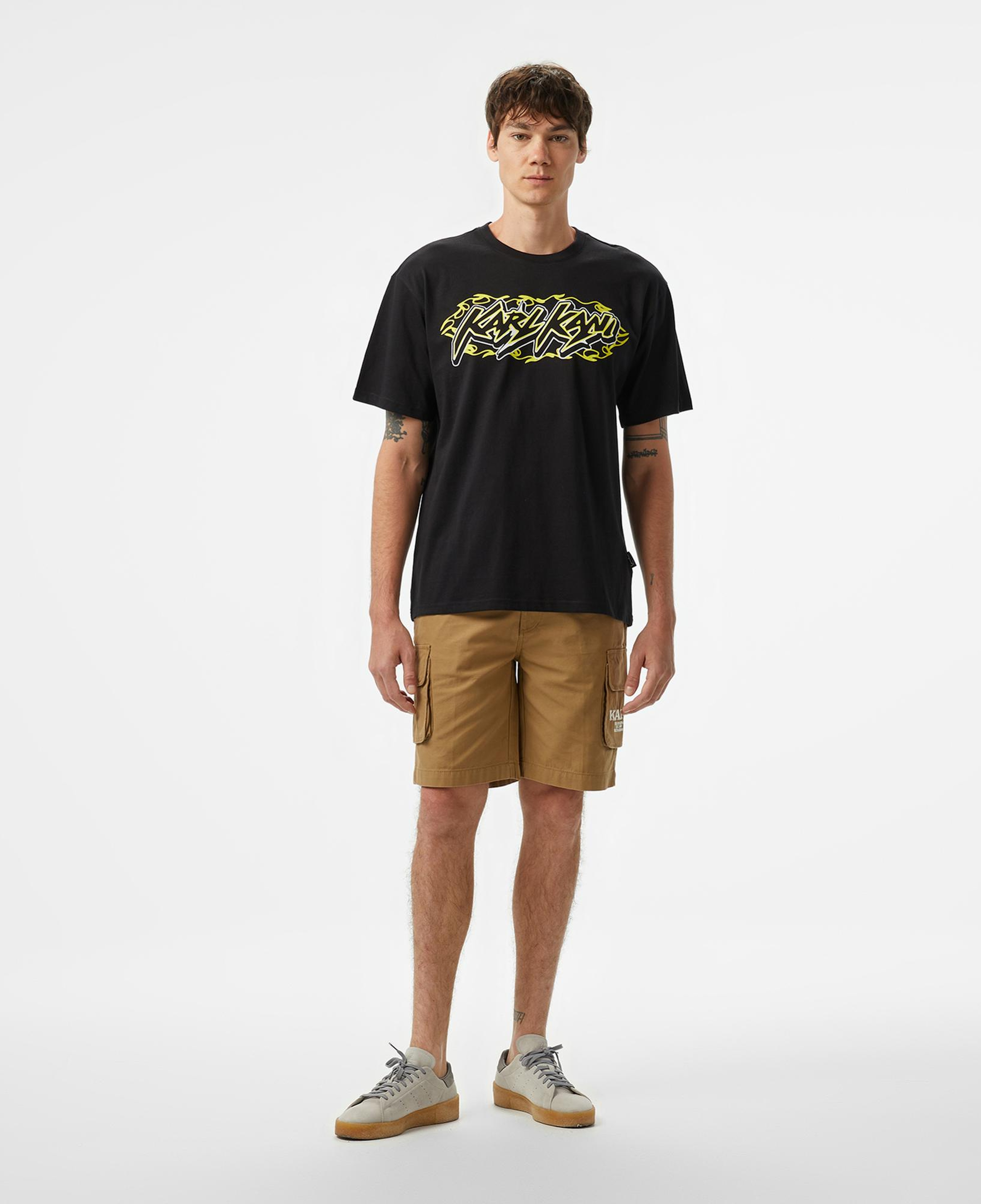 Karl Kani Retro Washed Cargo Erkek Siyah Şort