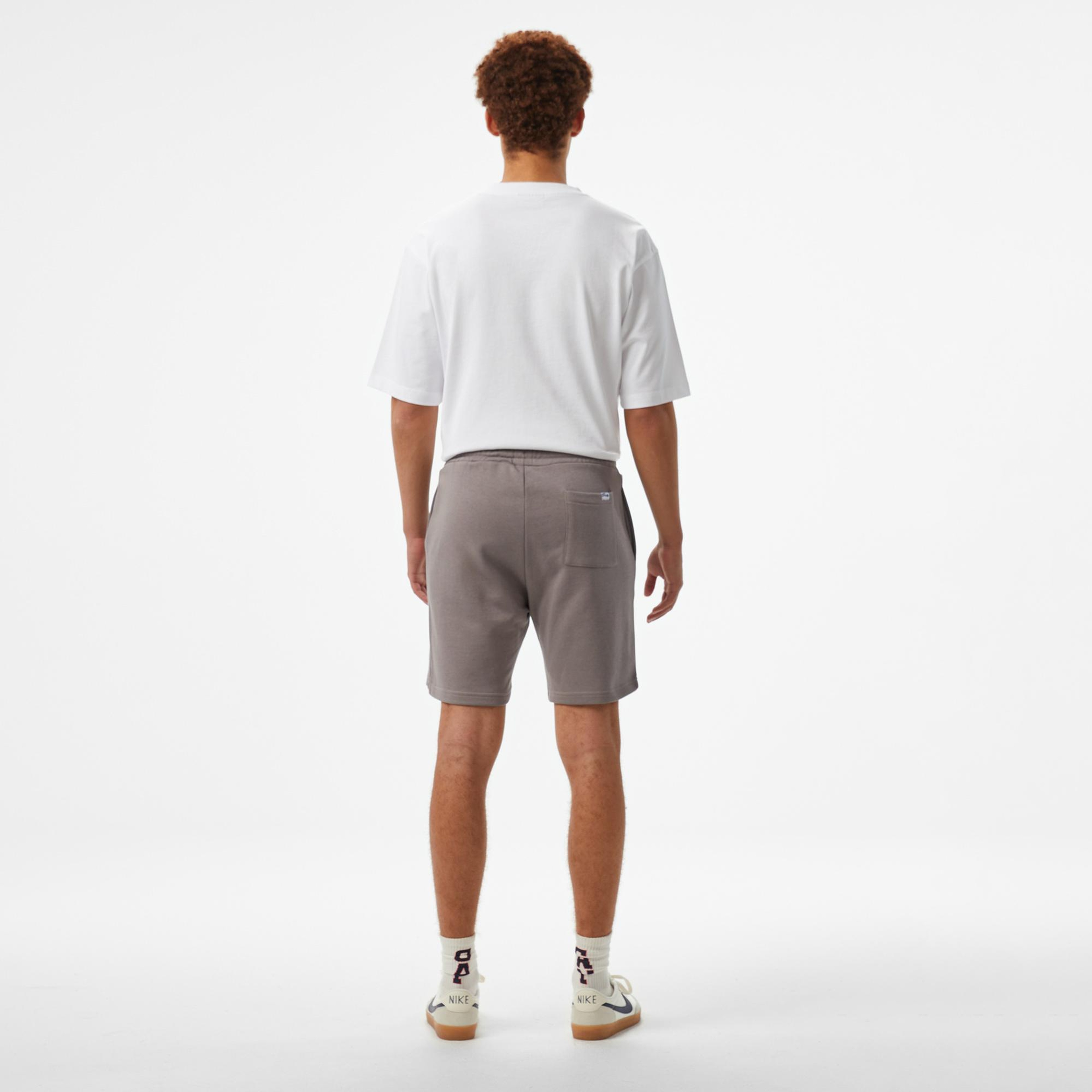 Ucla Nakışlı Standard Fit Erkek Gri Şort