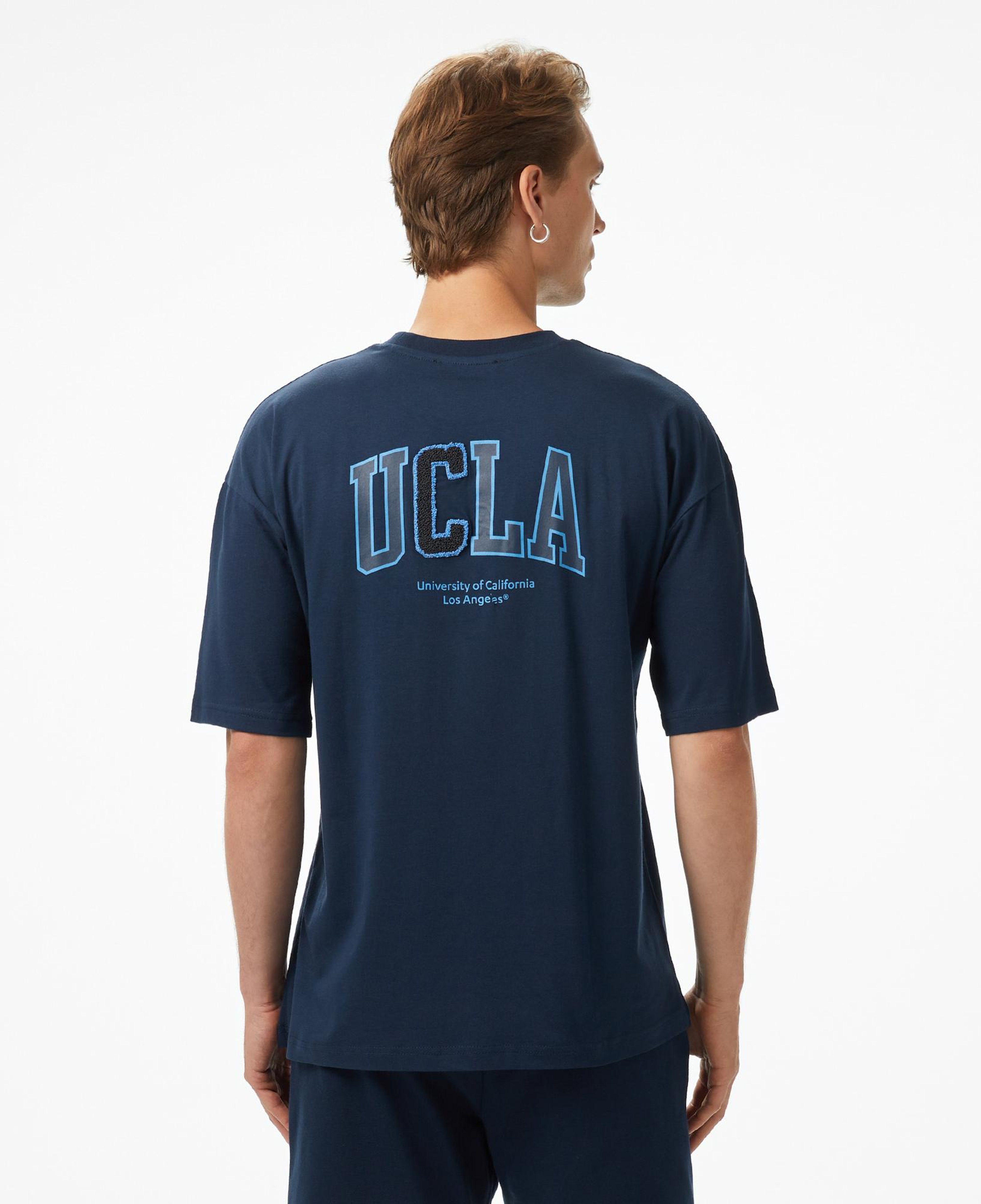 Ucla Sinclair Erkek Lacivert Bisiklet Yaka T-Shirt
