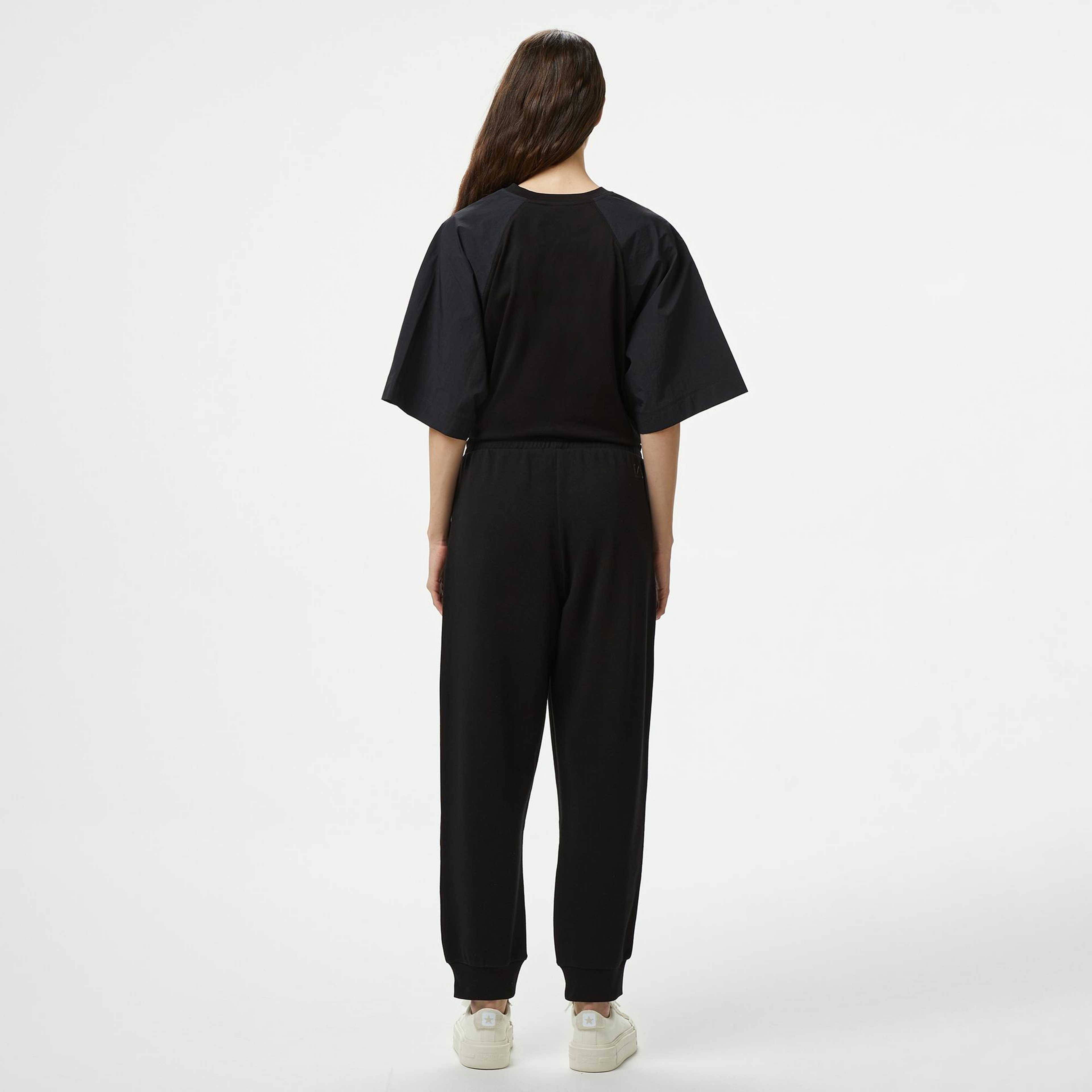 Emporio Armani Logo Kadın Siyah Eşofman Altı