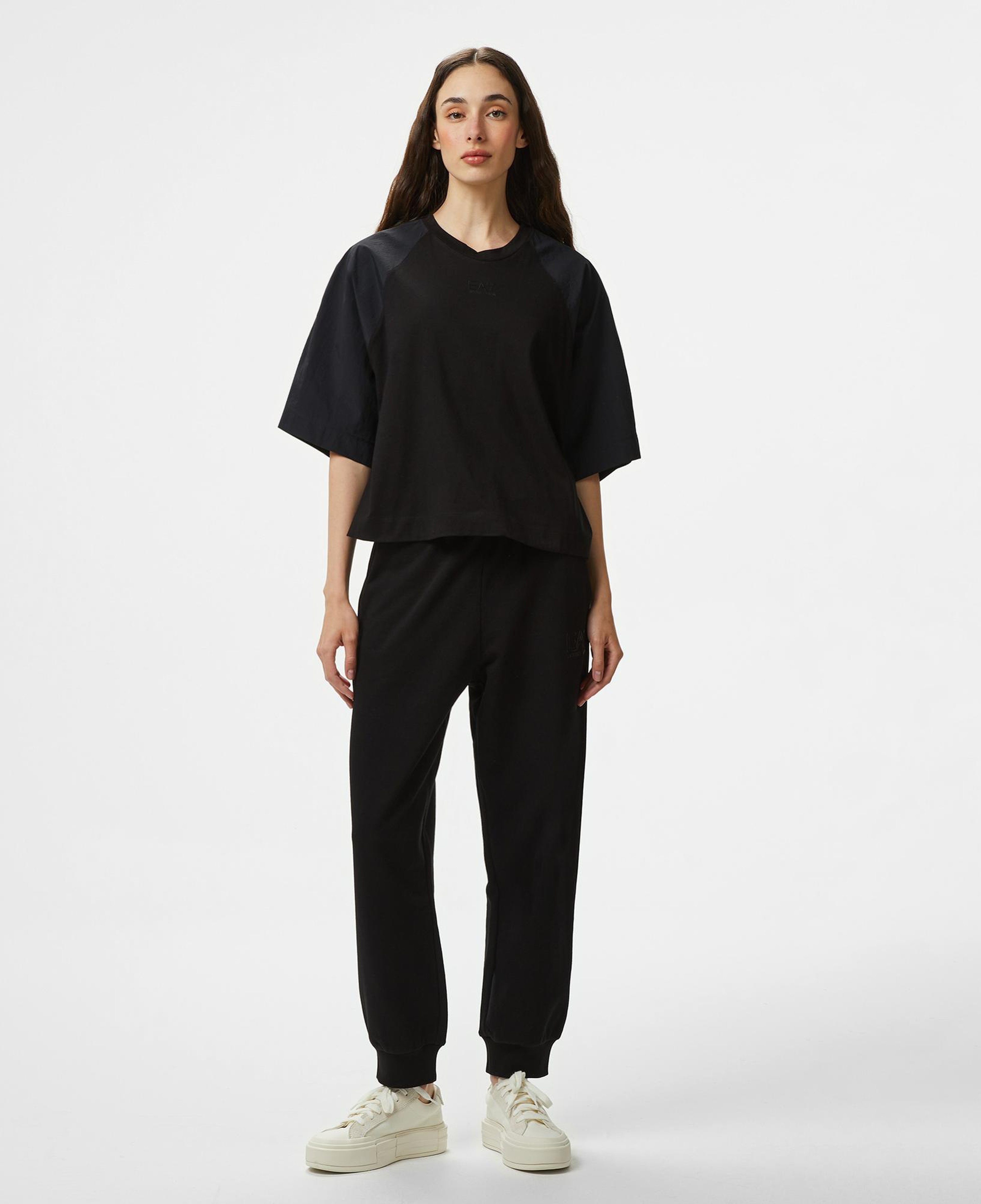 Emporio Armani Logo Kadın Siyah Eşofman Altı