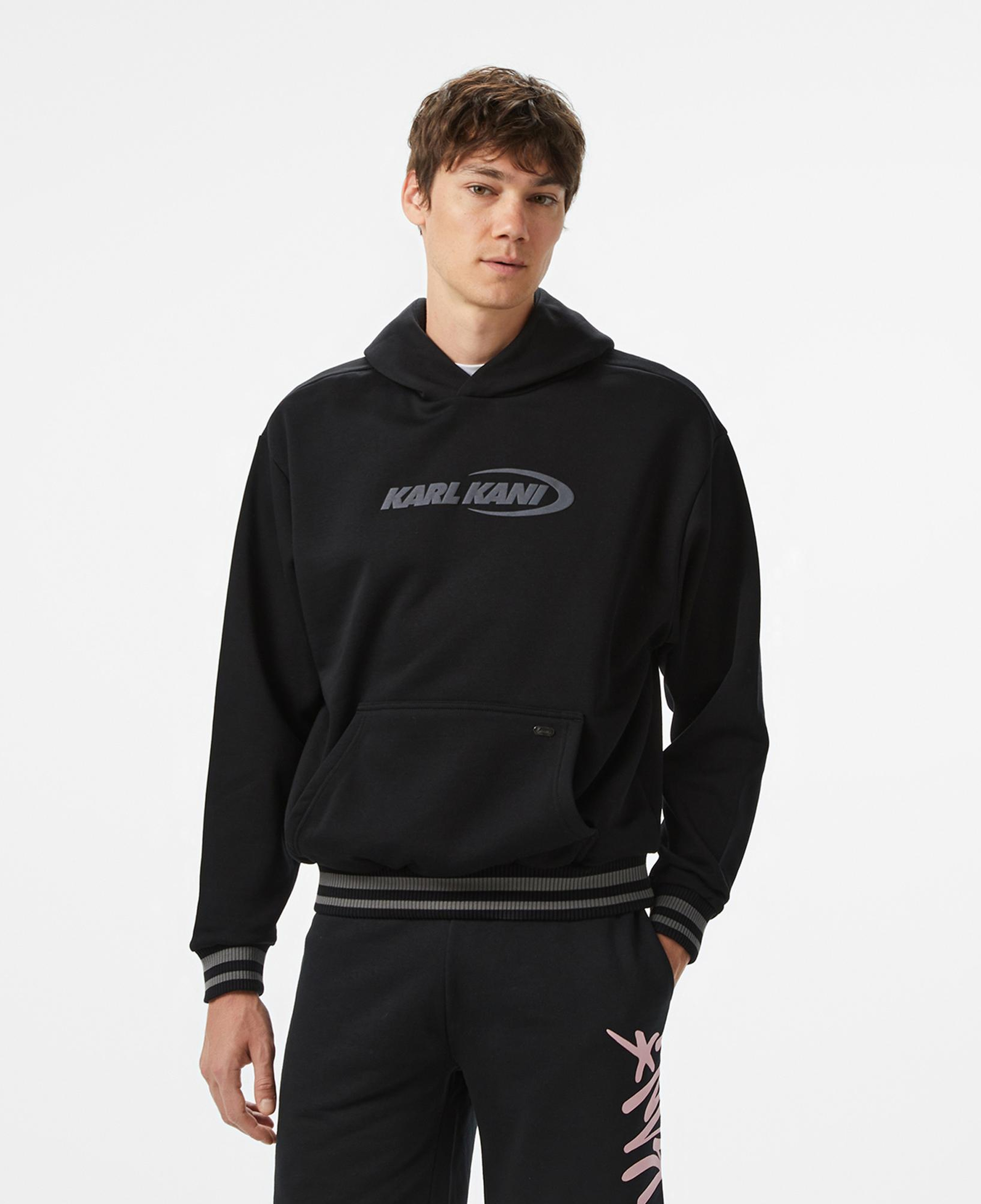 Karl Kani Ellipse Erkek Siyah Hoodie