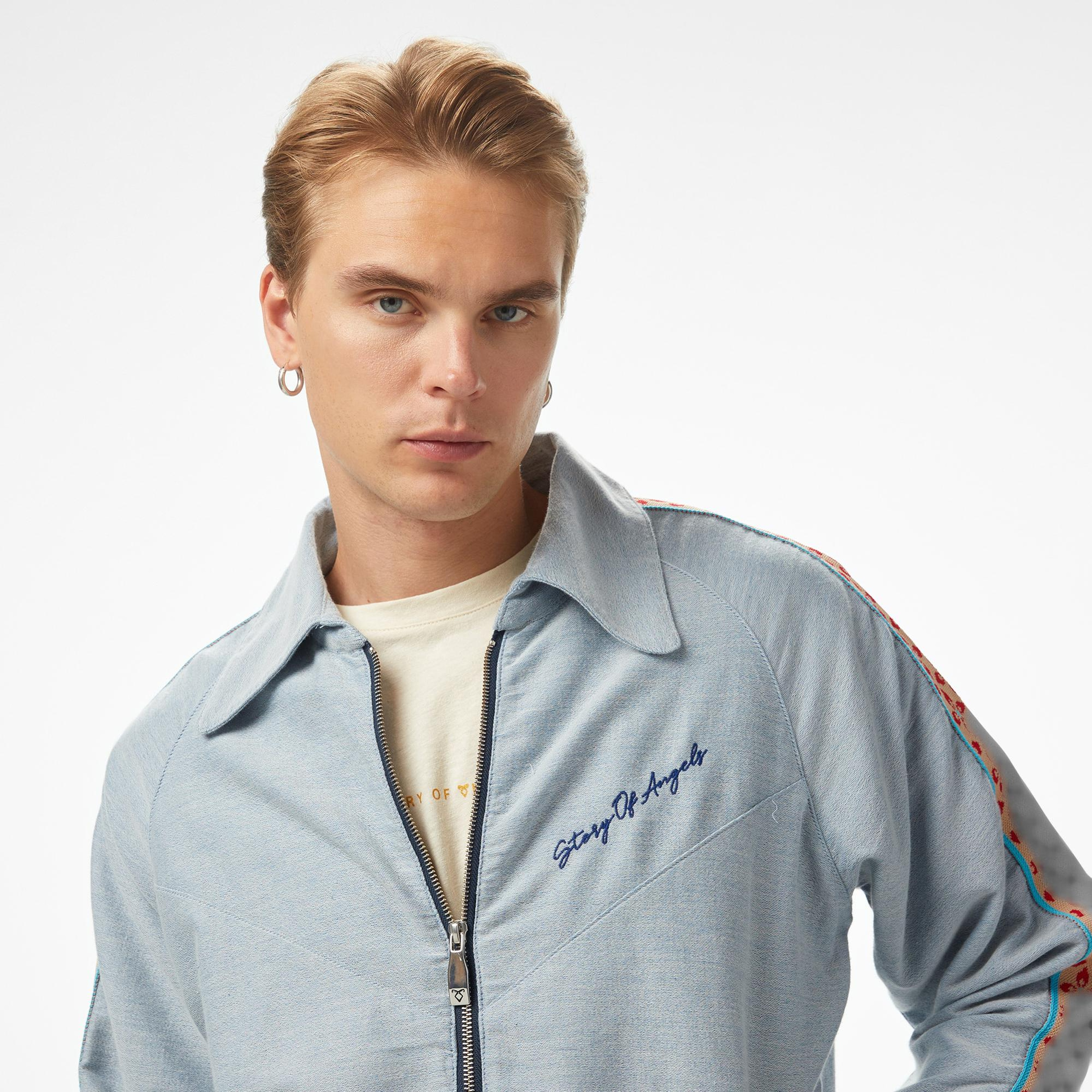 Story of Angels Denim Dream Retro Erkek Mavi Ceket