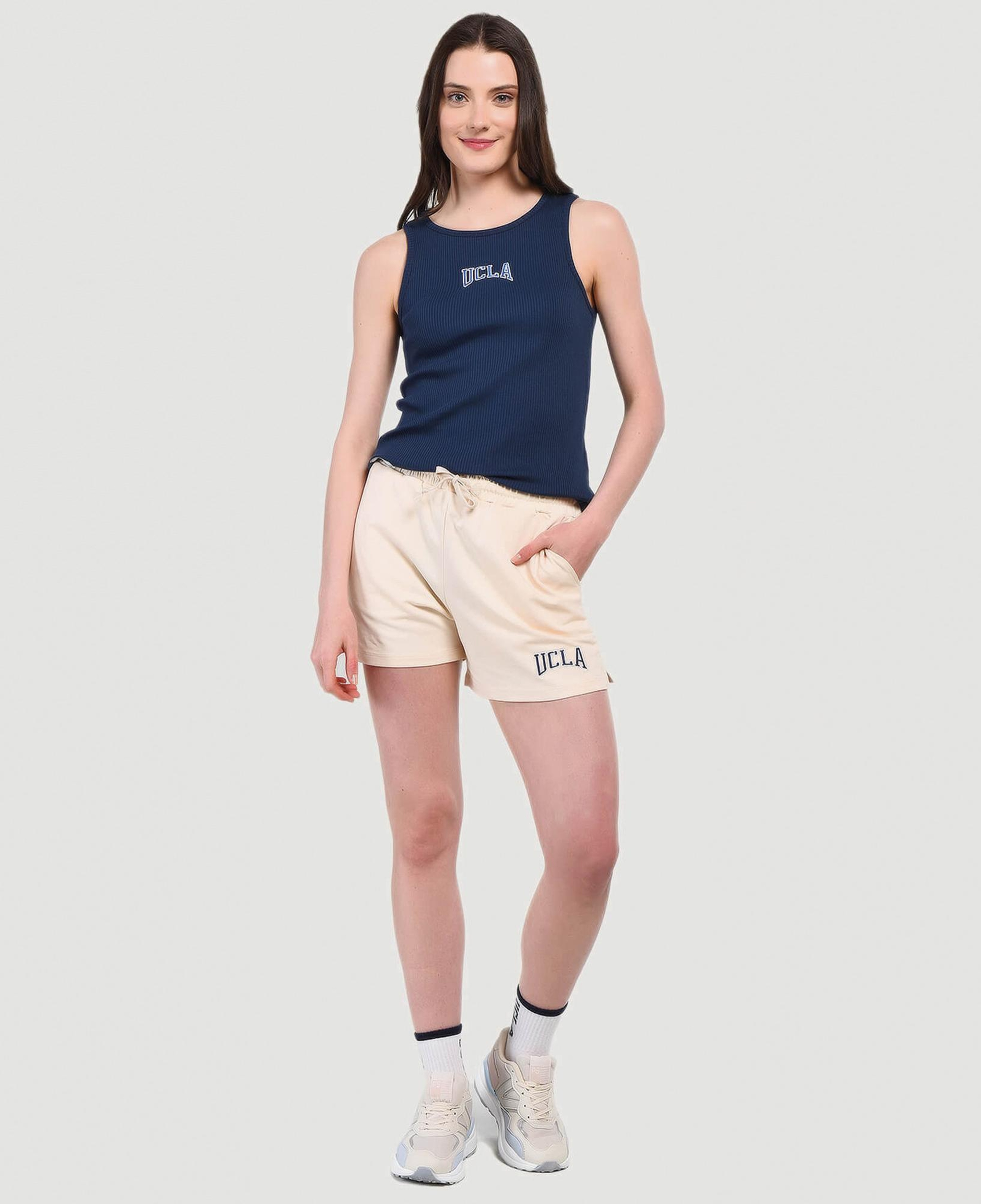 Ucla Rosa Kadın Krem Şort