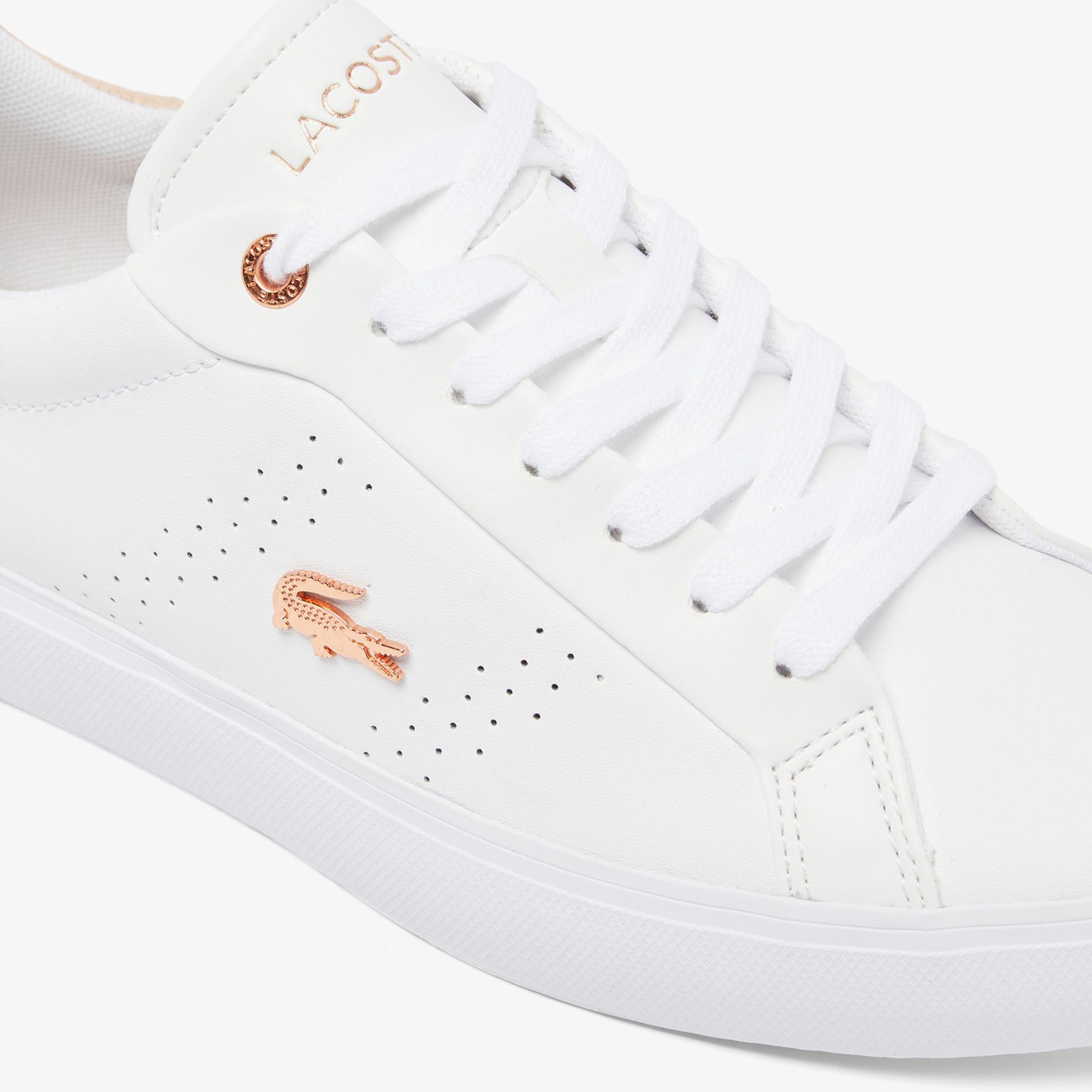 Lacoste Powercourt 2.0 Kadın Beyaz Sneaker
