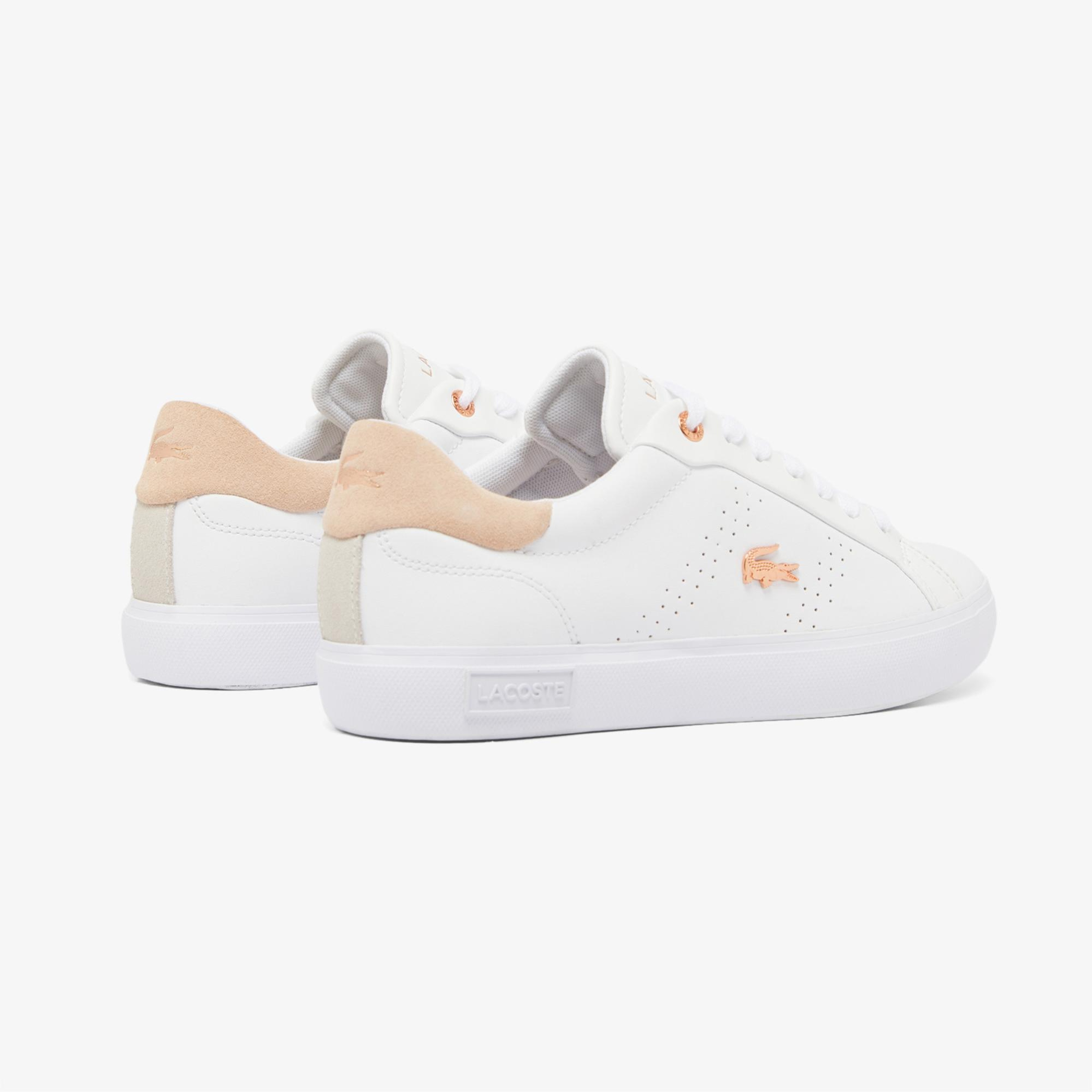 Lacoste Powercourt 2.0 Kadın Beyaz Sneaker