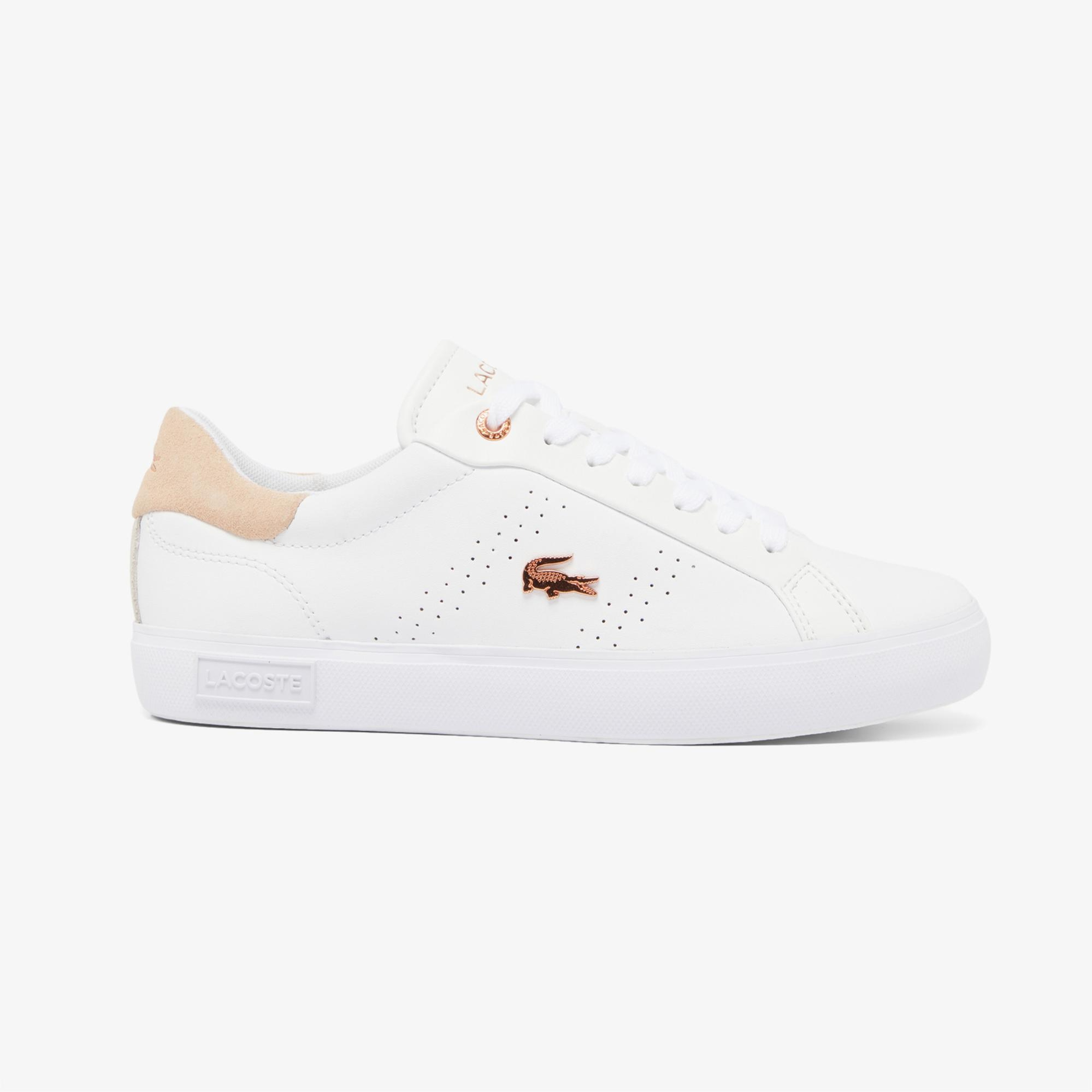 Lacoste Powercourt 2.0 Kadın Beyaz Sneaker