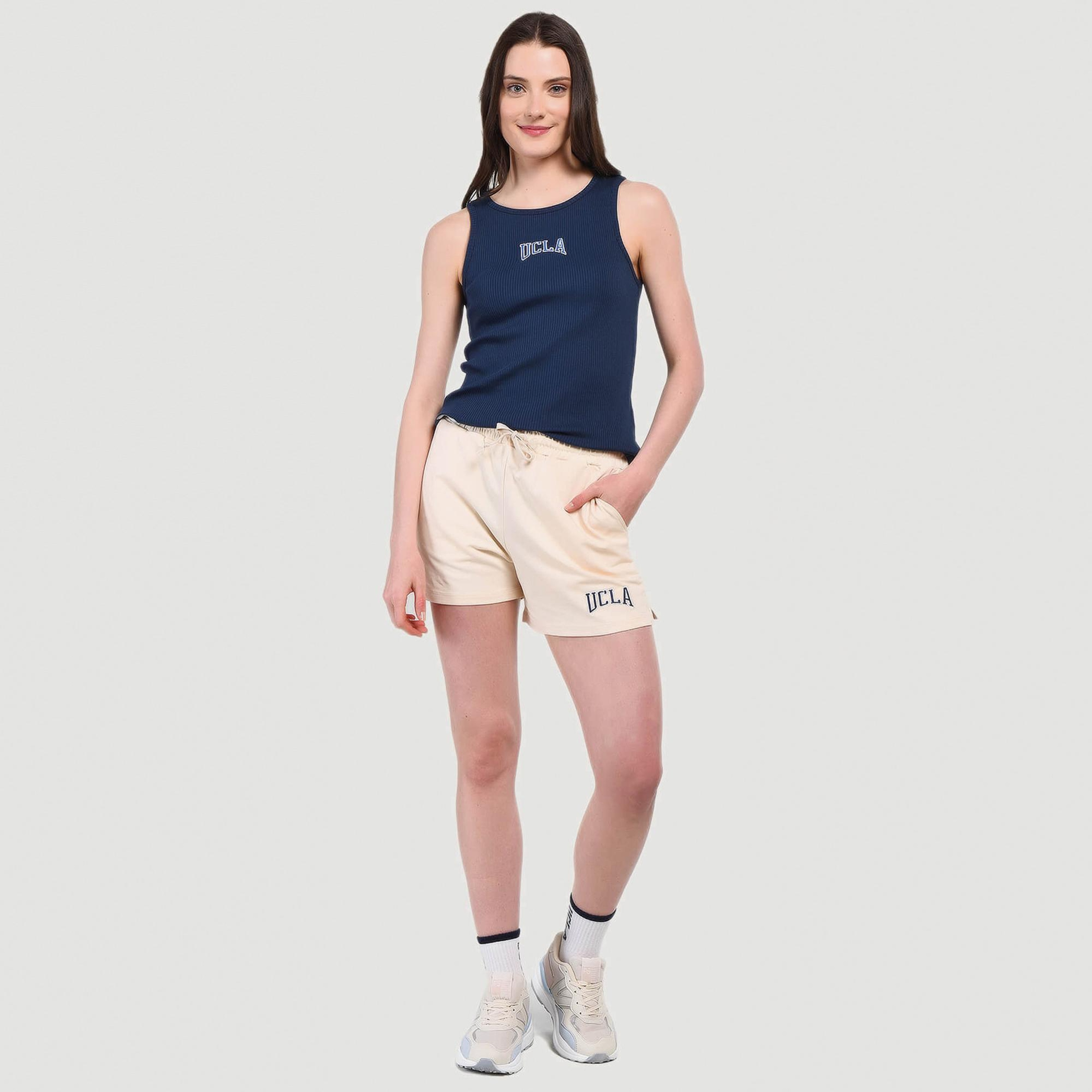 Ucla Rosa Kadın Krem Şort