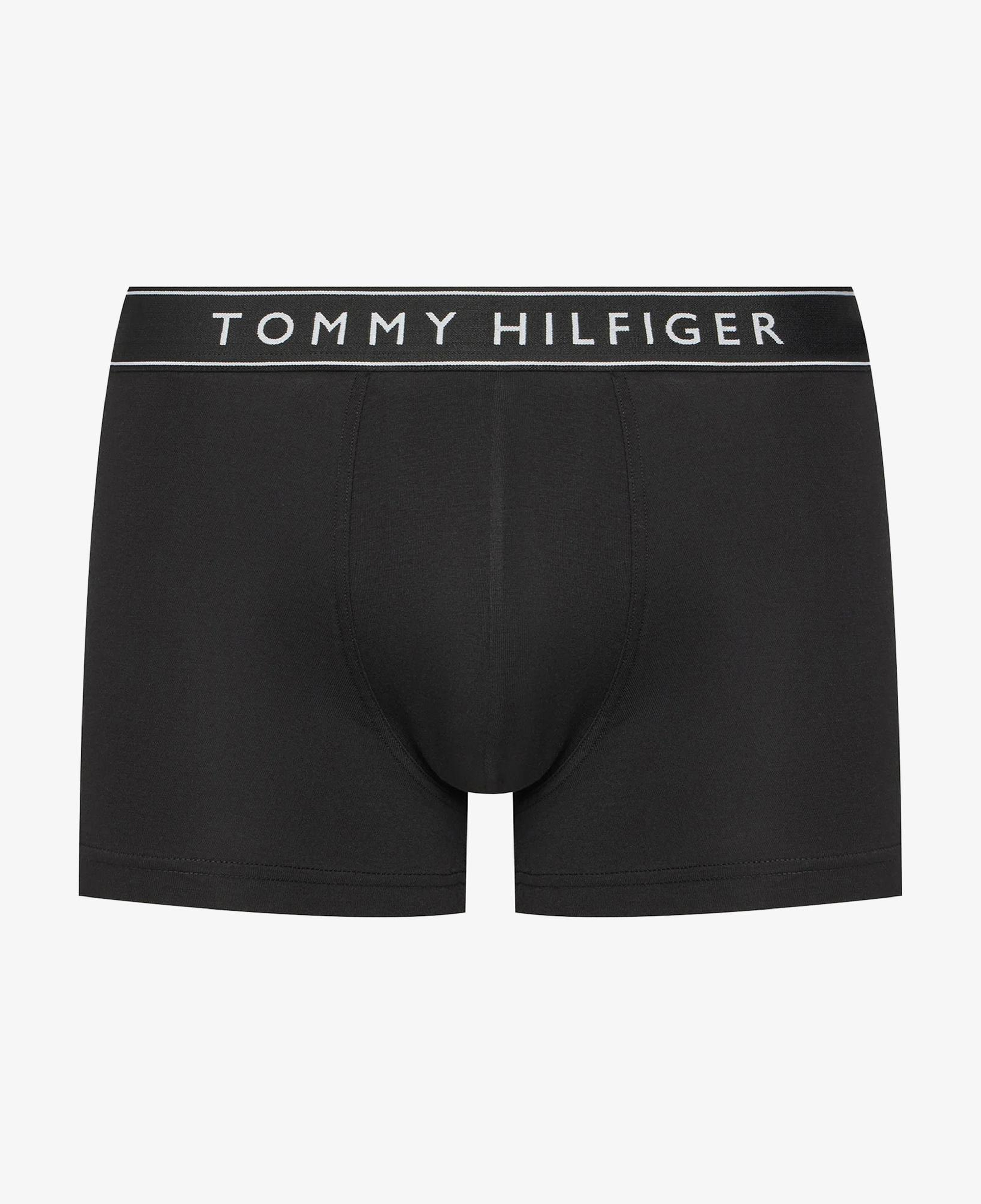 Tommy Hilfiger Bel Lastikli Logolu Erkek Siyah 3'lü Boxer