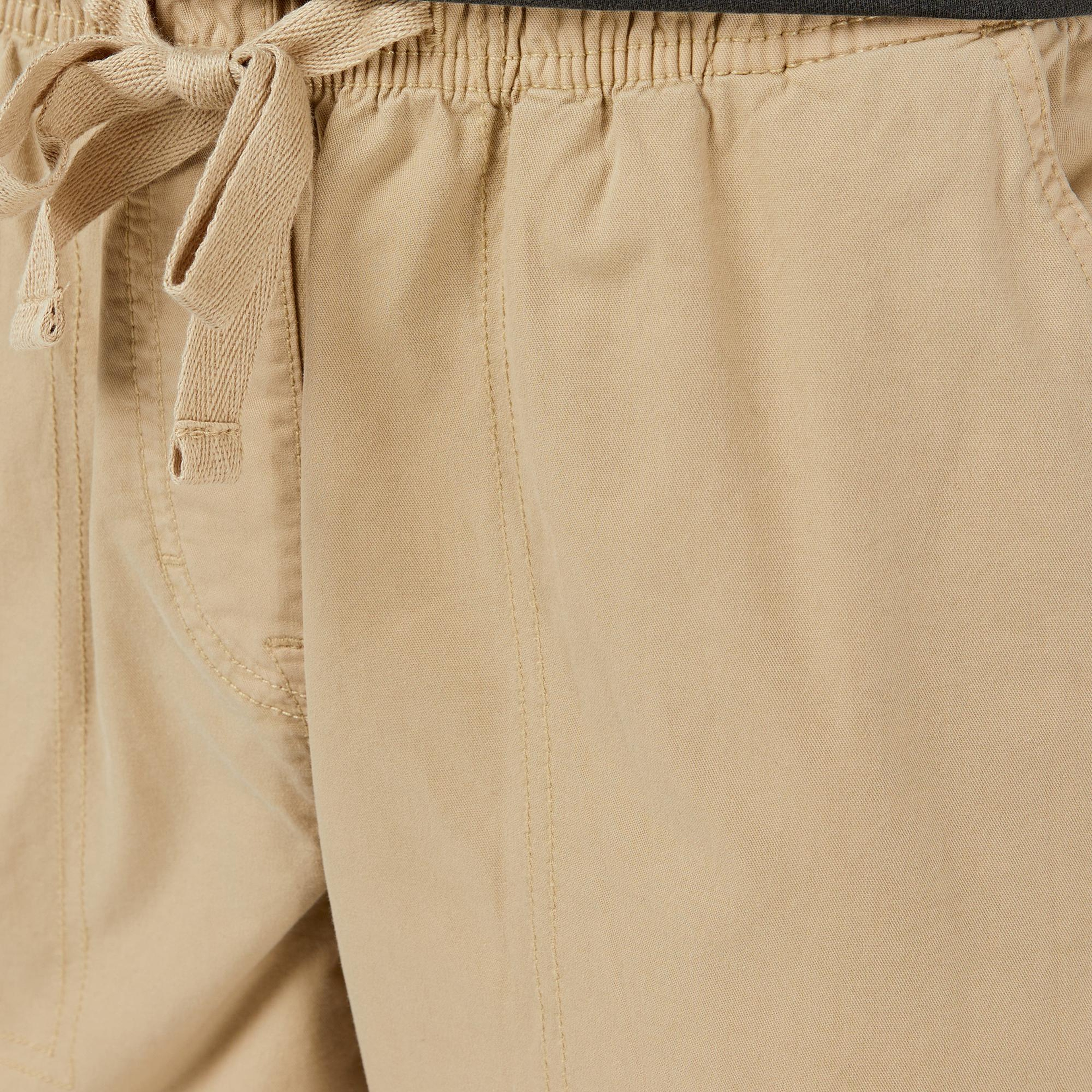 Tommy Hilfiger Loose Cargo Kadın Krem Pantolon