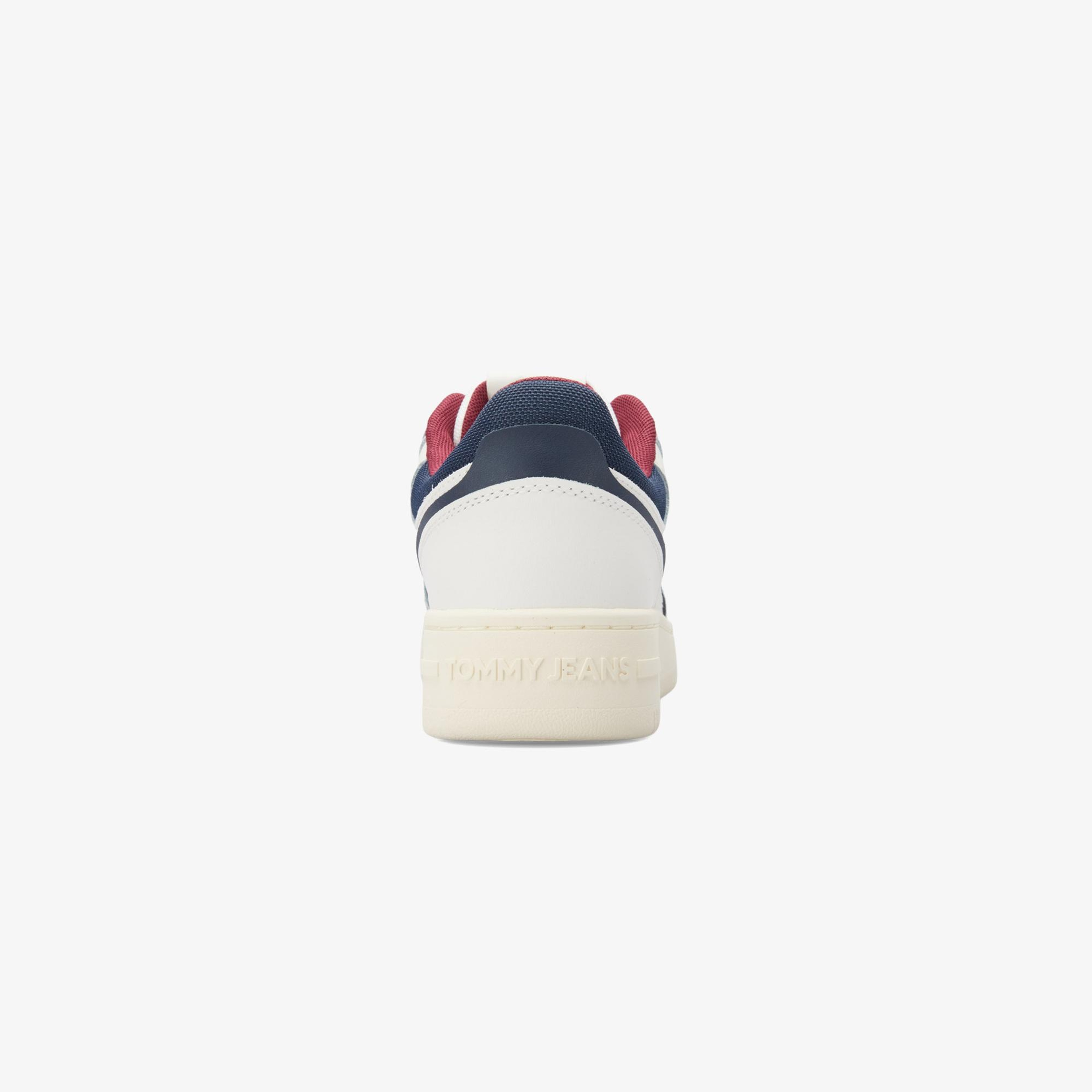 Tommy Hilfiger Fine Cleat Retro Basketball Erkek Beyaz Spor Ayakkabı