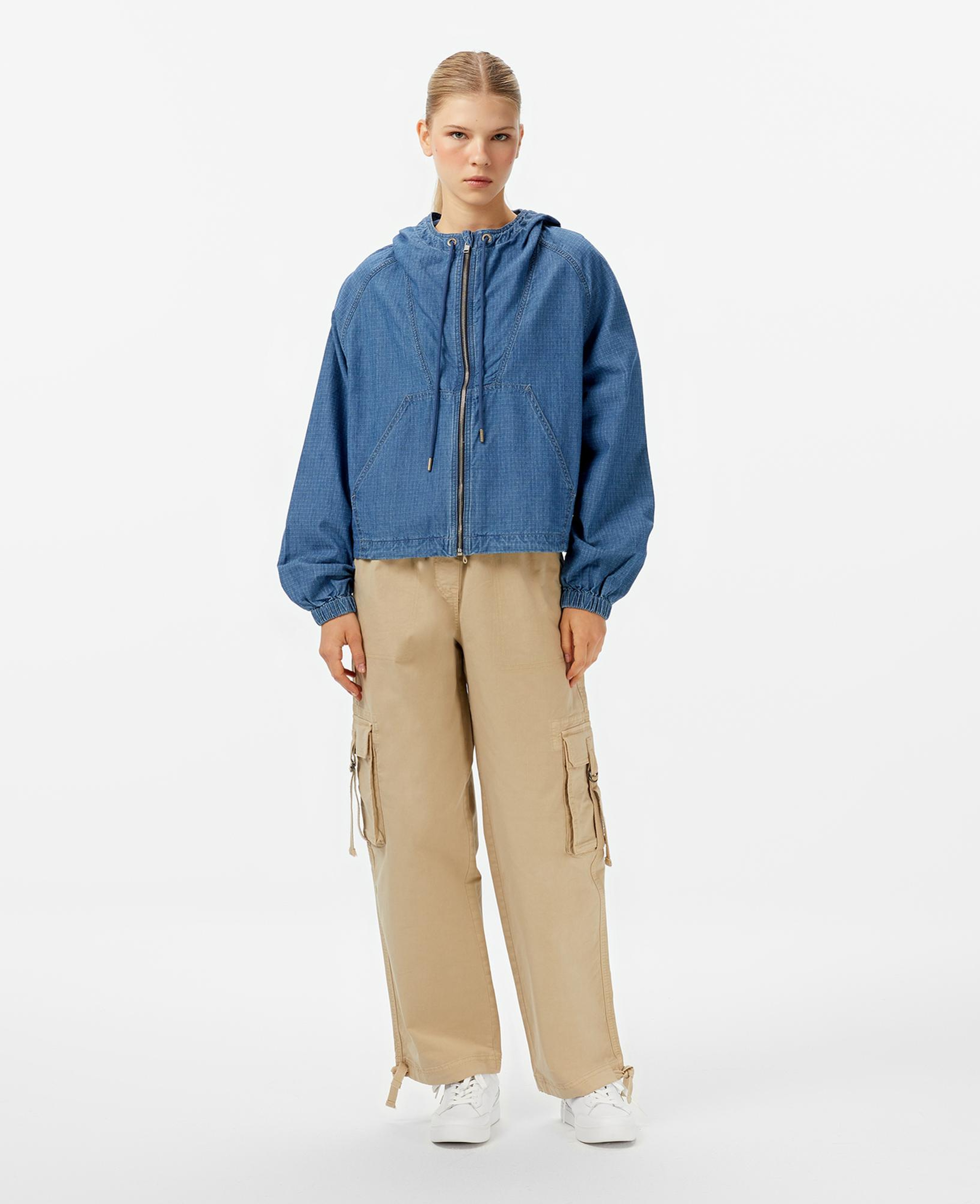 Tommy Jeans Kadın Mavi Ceket