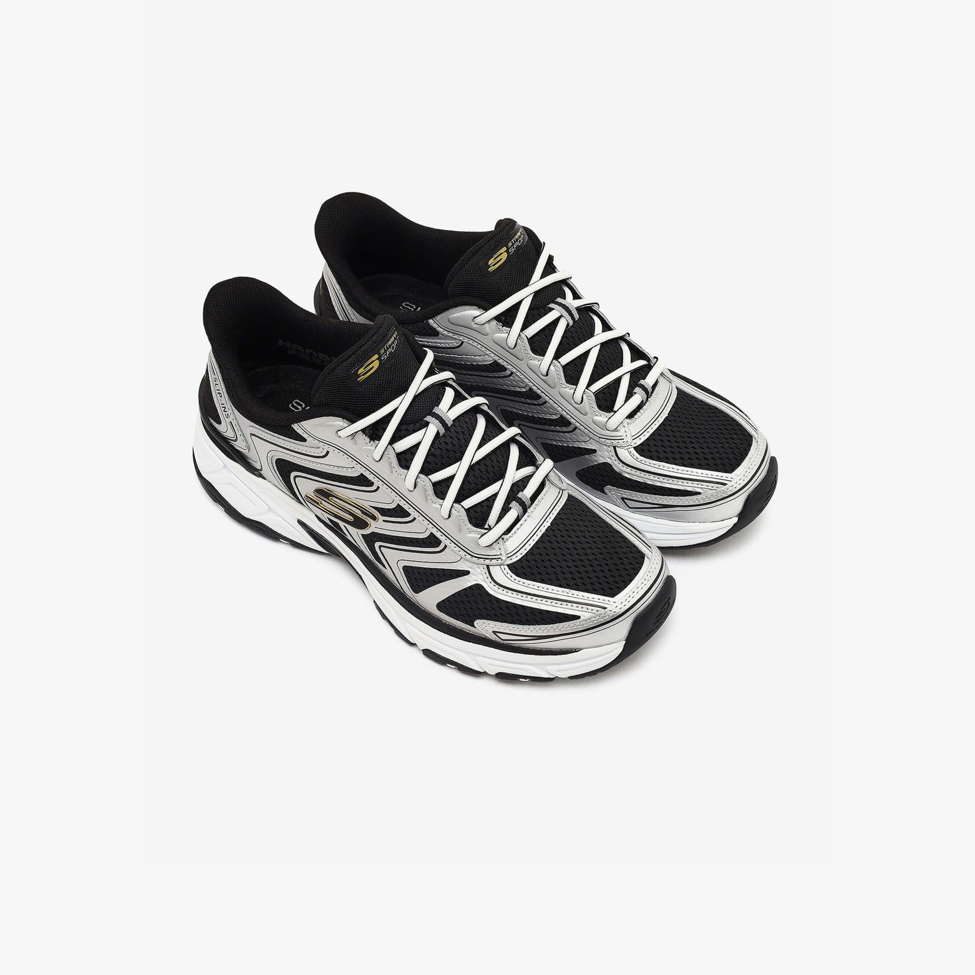 Skechers Slip Ins Stamina Sport Erkek Gri Spor Ayakkabı