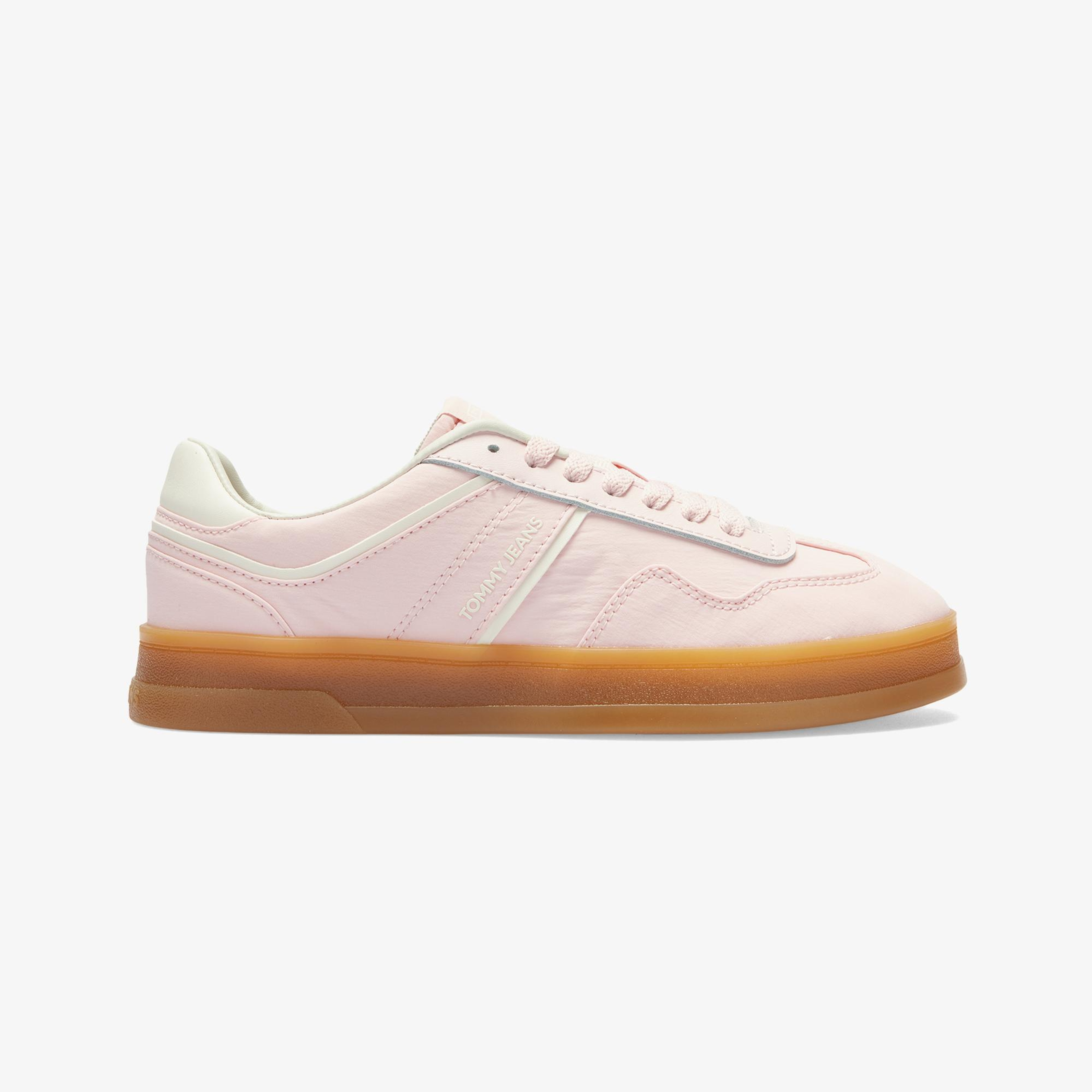 Tommy Hilfiger Greenwich Textile Kadın Pembe Spor Ayakkabı