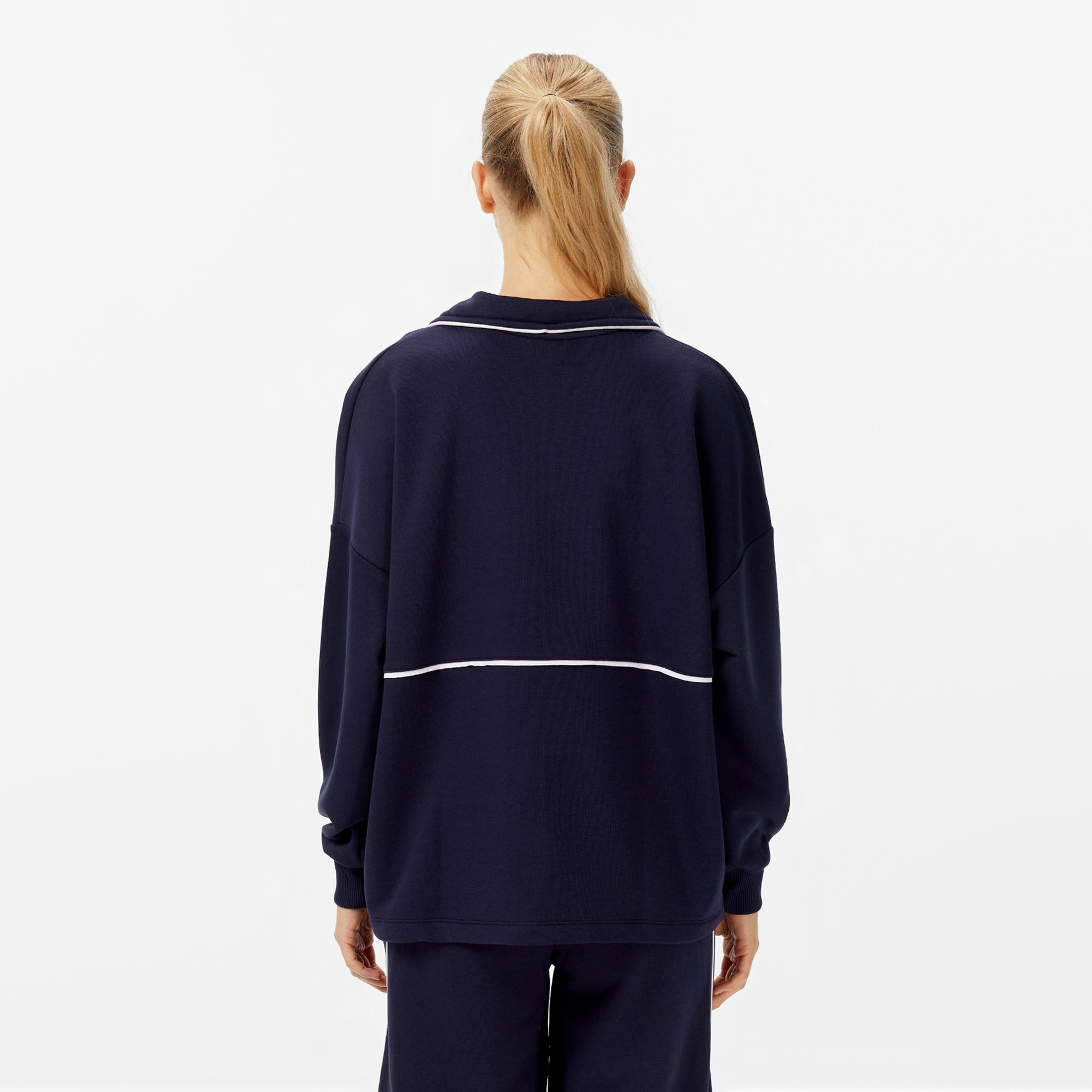 New Balance WNC3402 Kadın Lacivert Sweatshirt