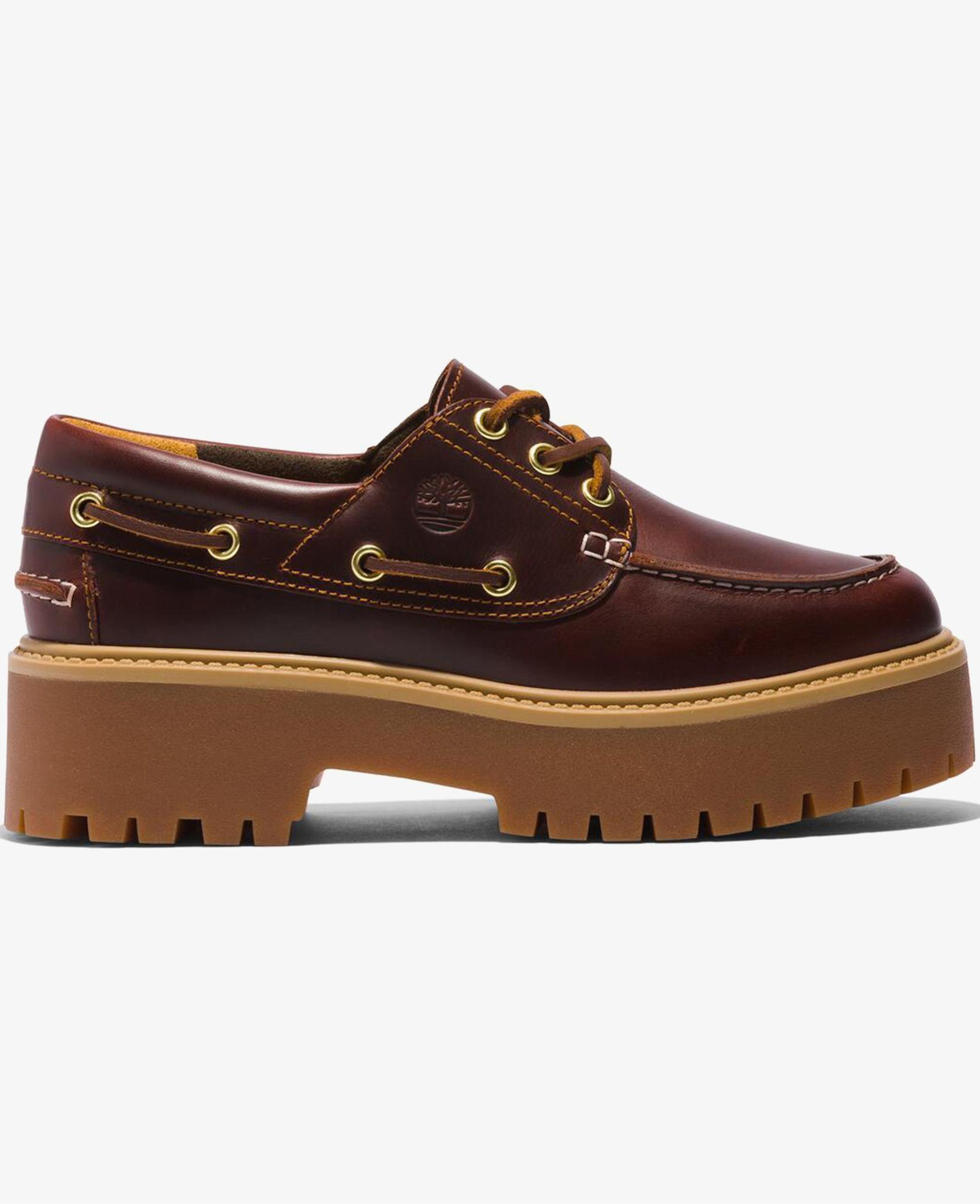 Timberland Stone Street 3 Eye Kadın Kahverengi Tekne Ayakkabısı